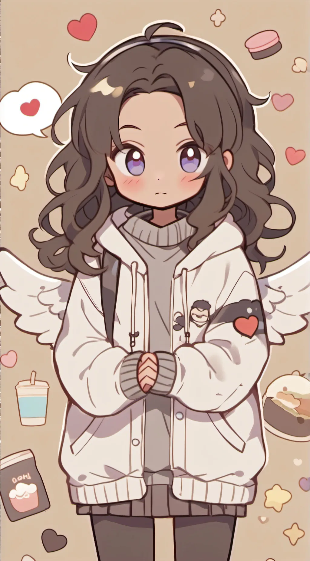 ai character: Luna background
