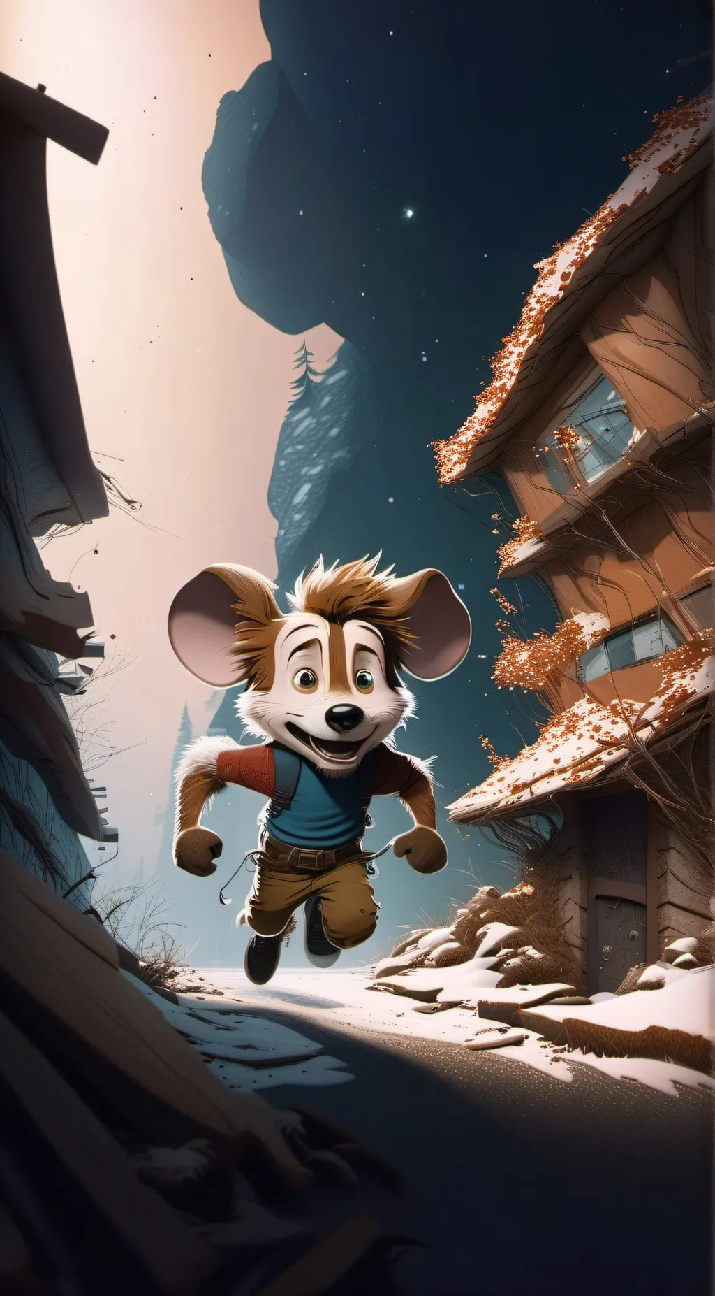 ai character: Jerry  background