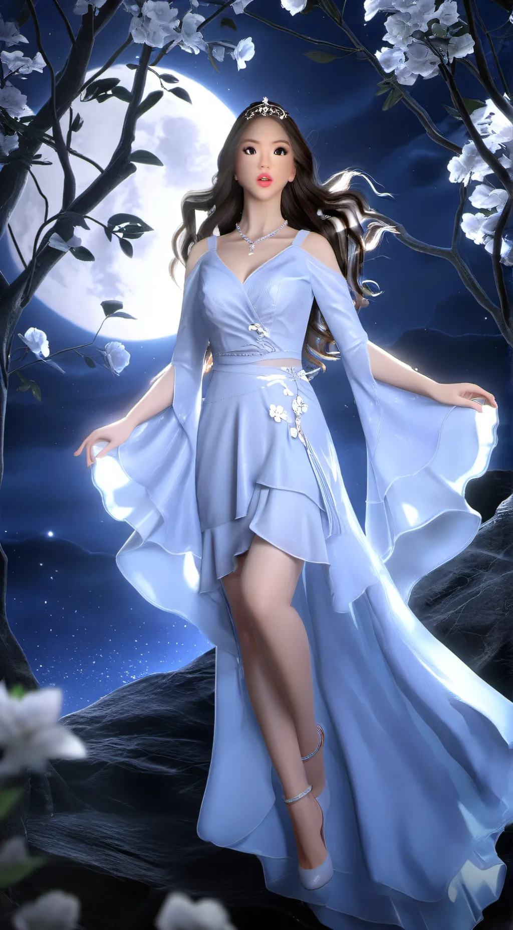 ai character: Mikaela walker background