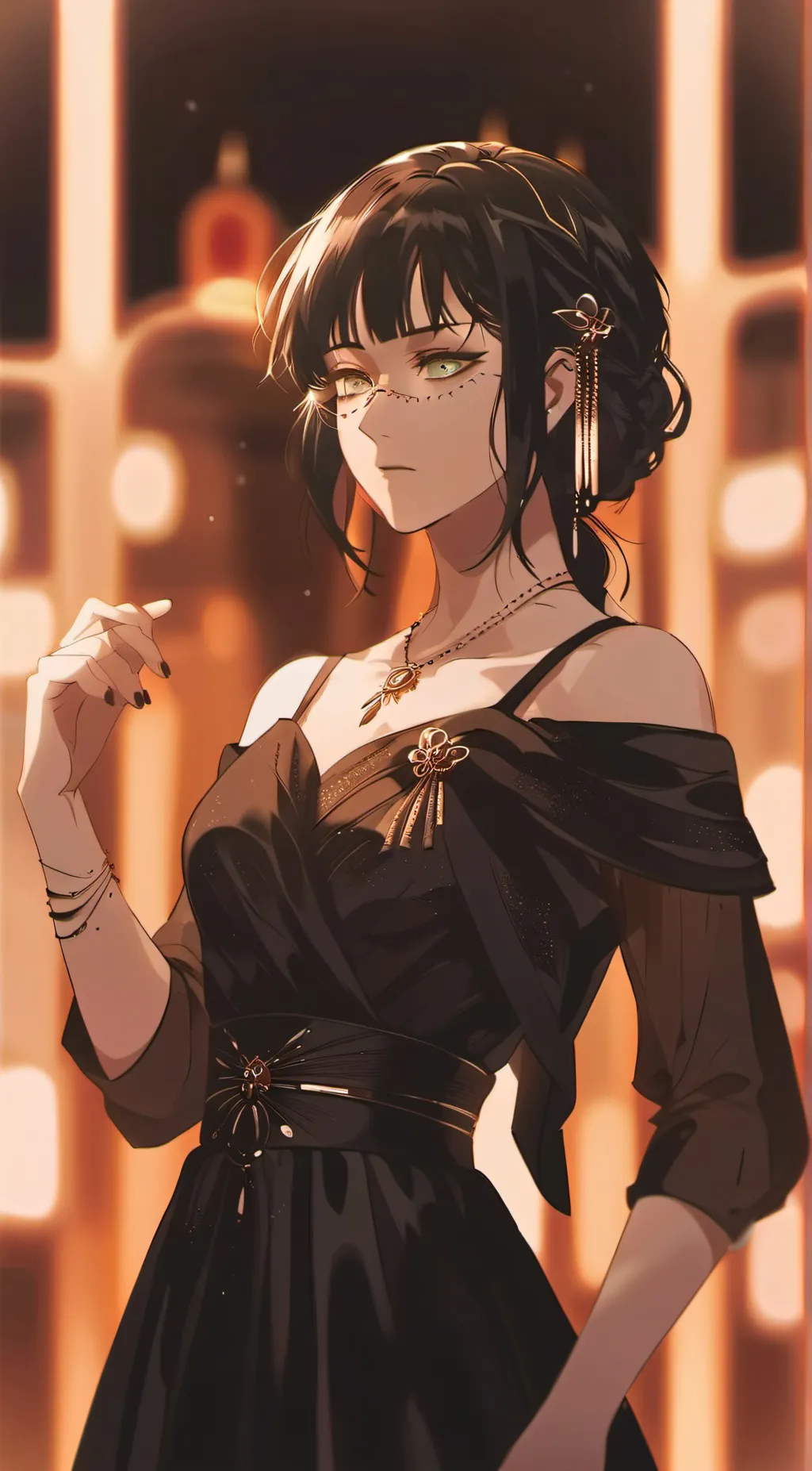 ai character: Maki background