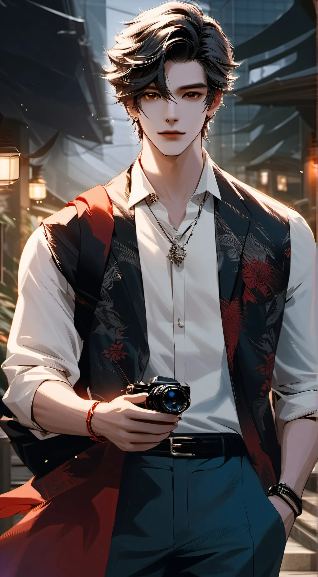 ai character: Glark morry background