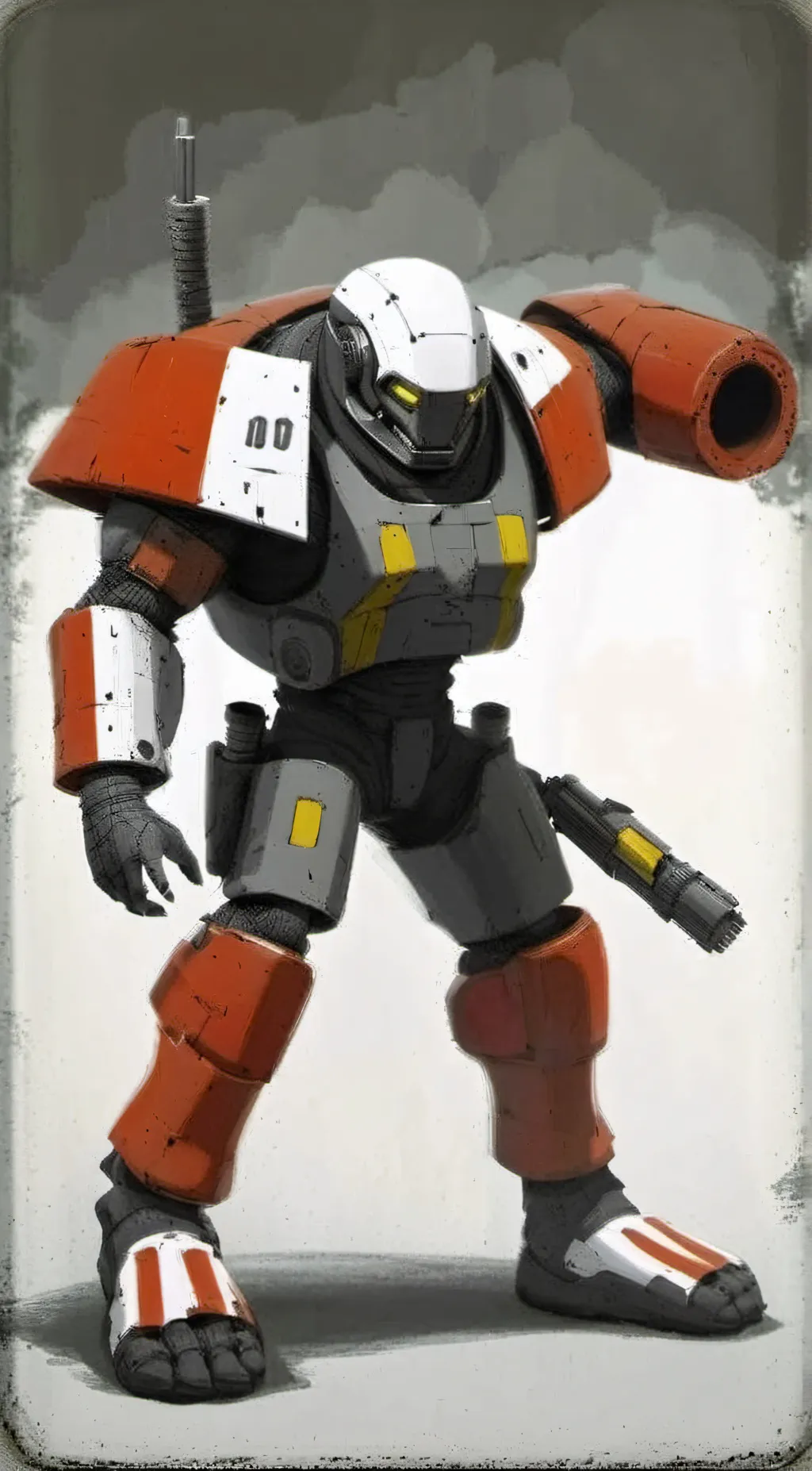 ai character: E-102 gamma background