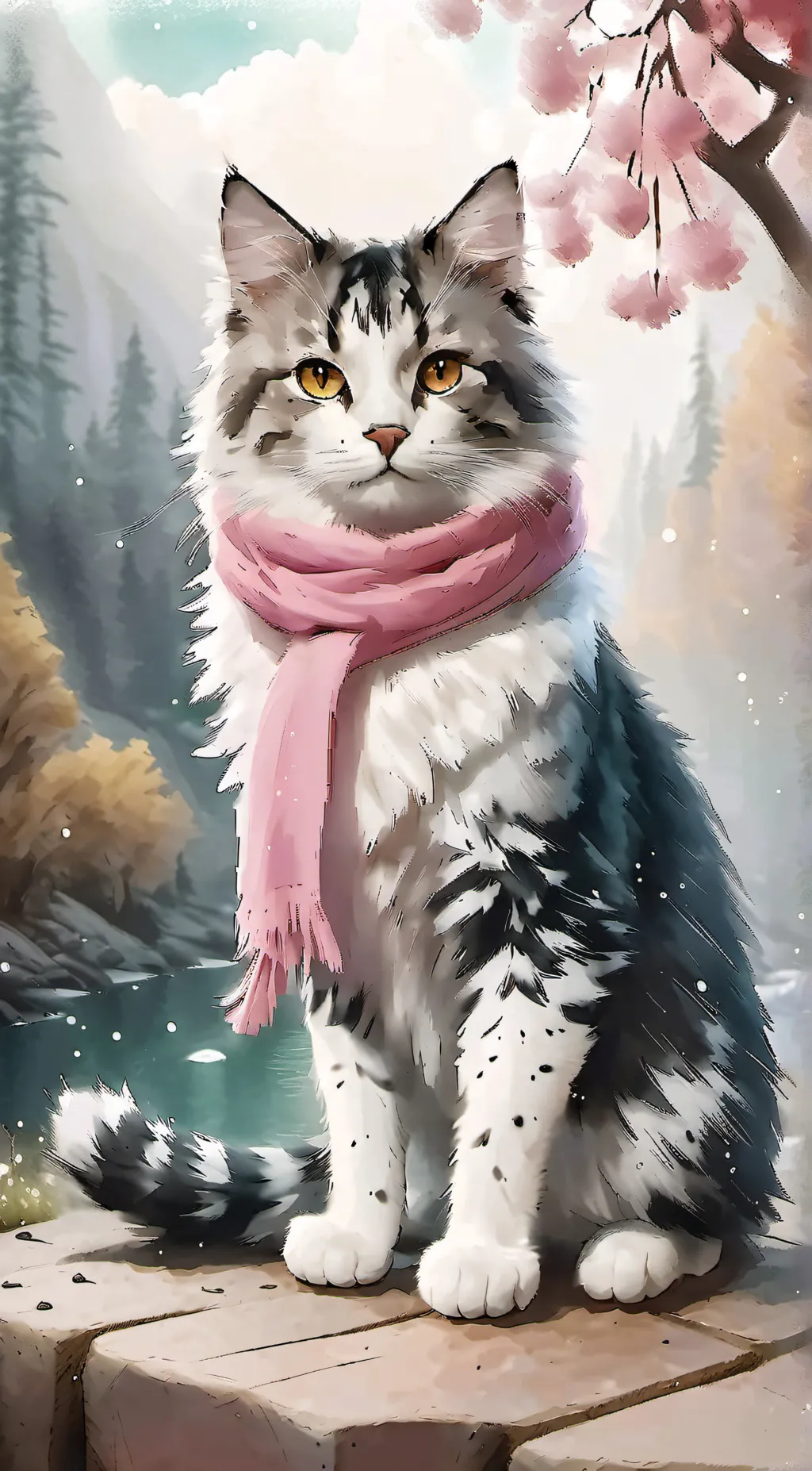 ai character: CAT background