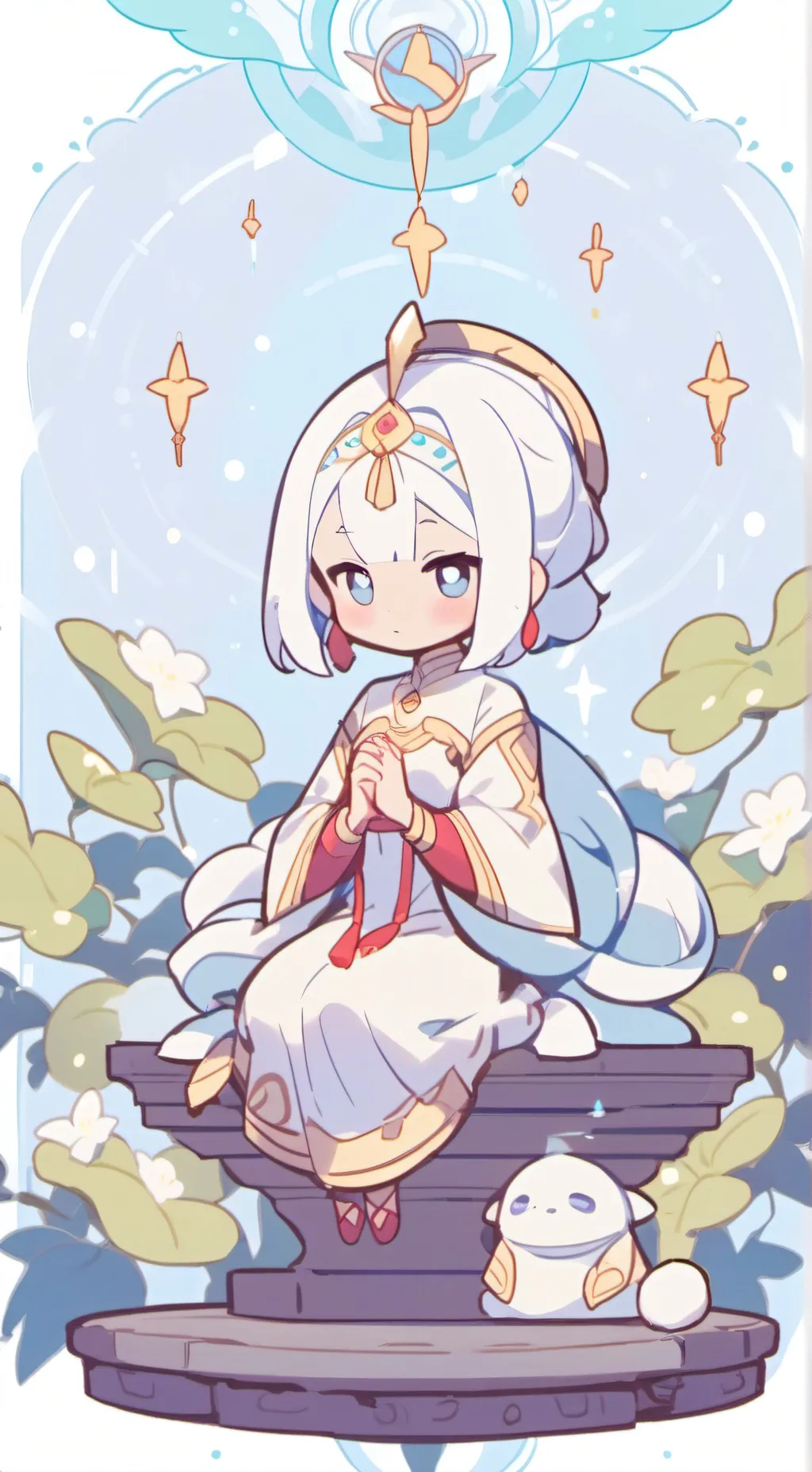 ai character: Luna background