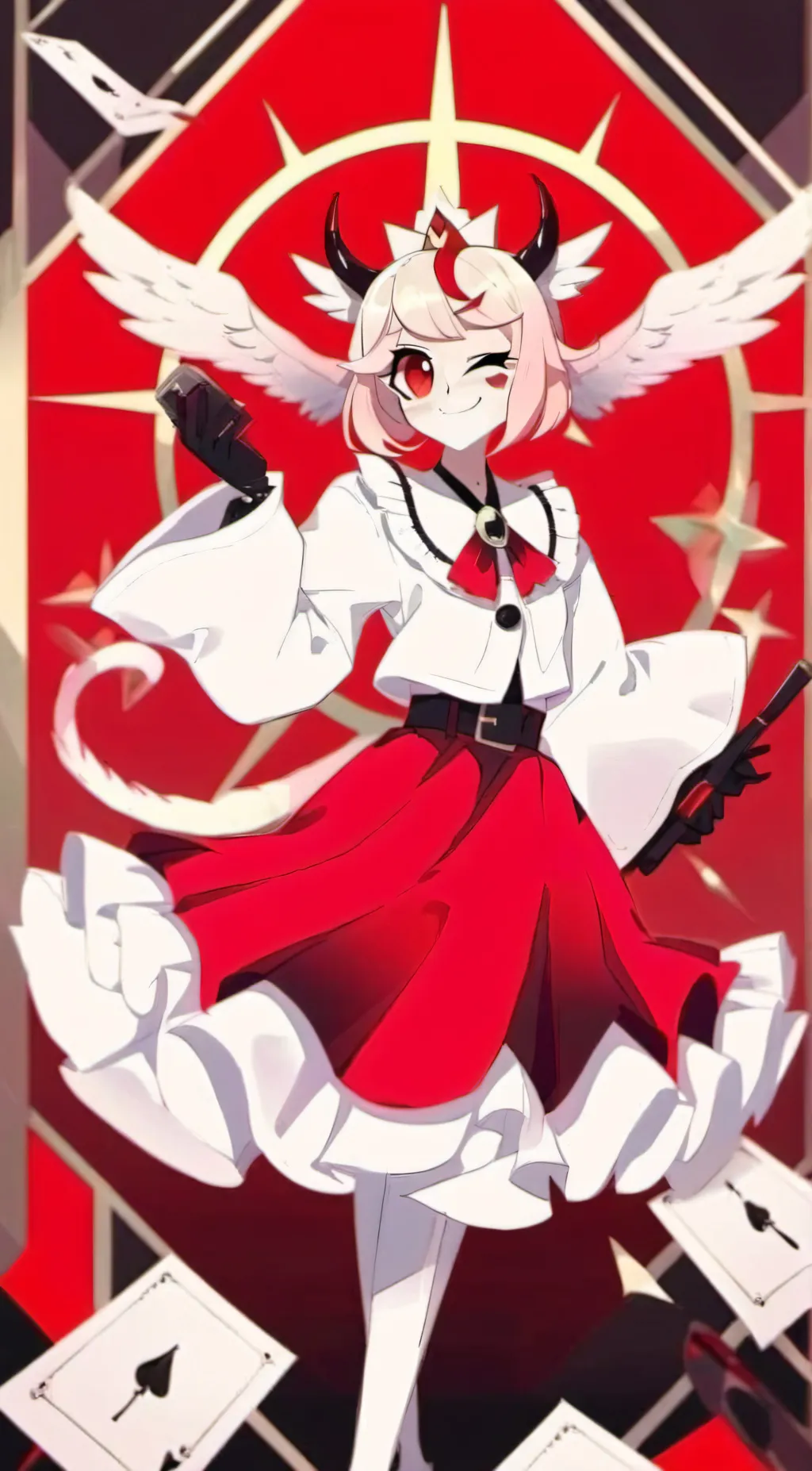 ai character: charlir × alastor background