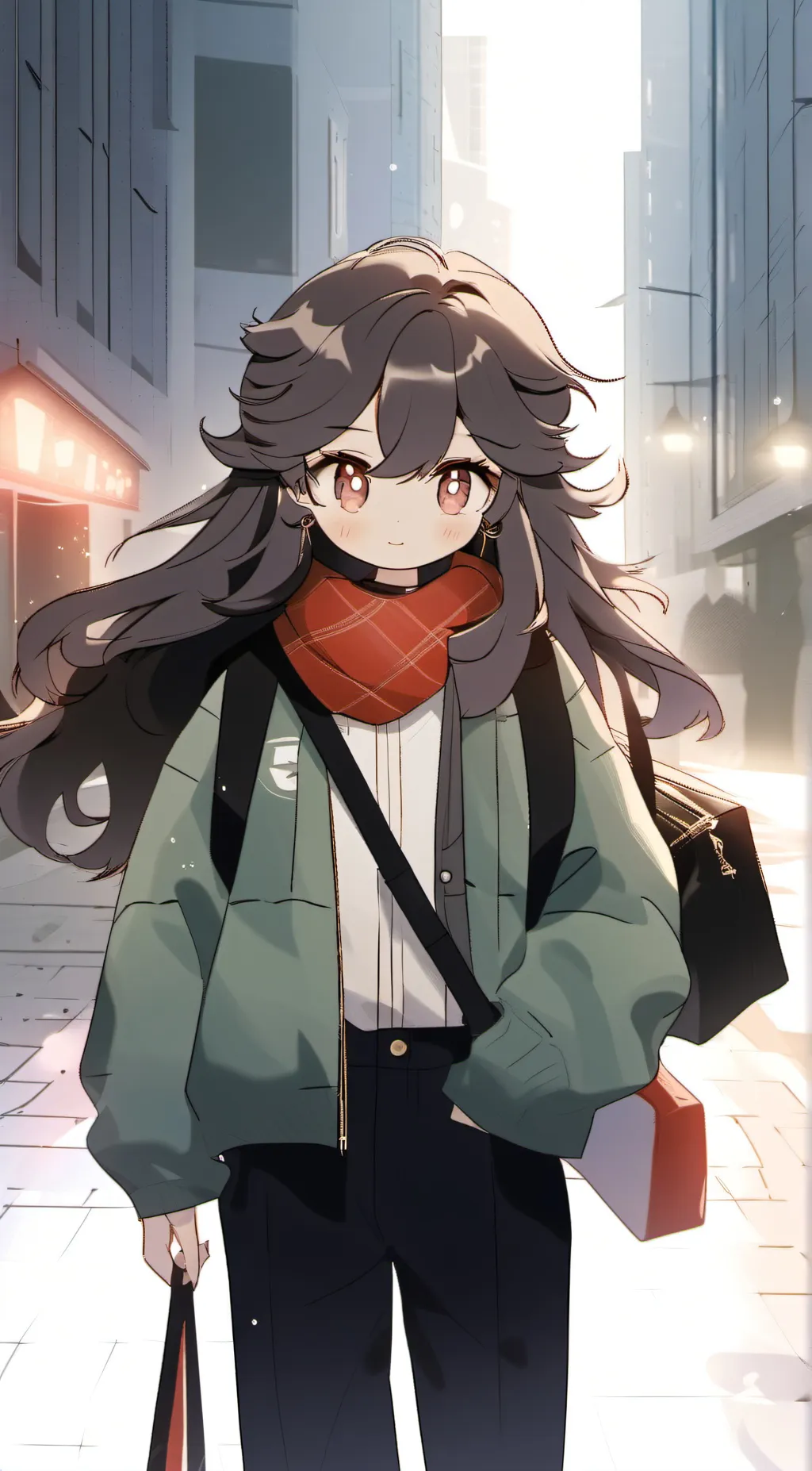 ai character: Ashley  background