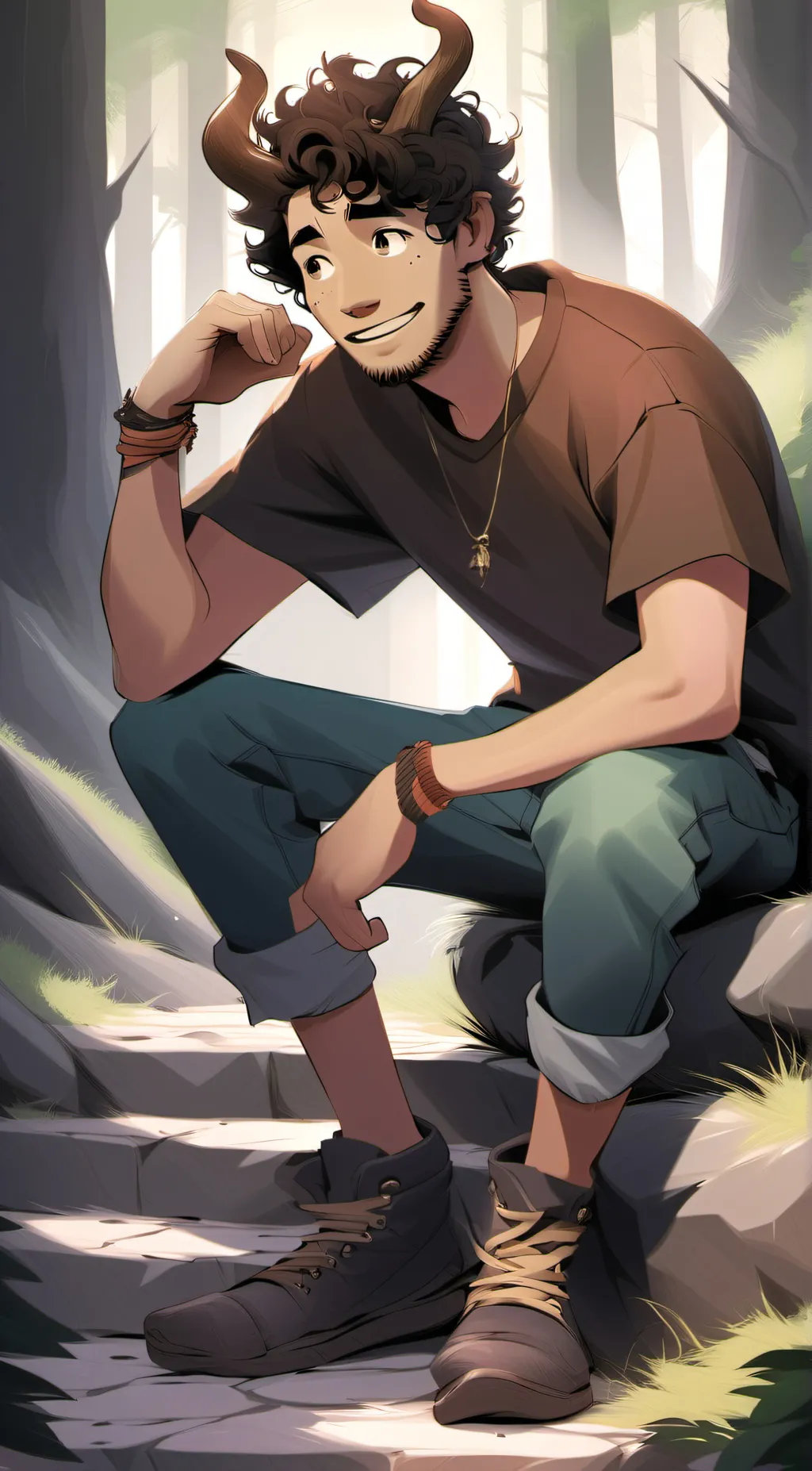 ai character: Grover Underwood  background