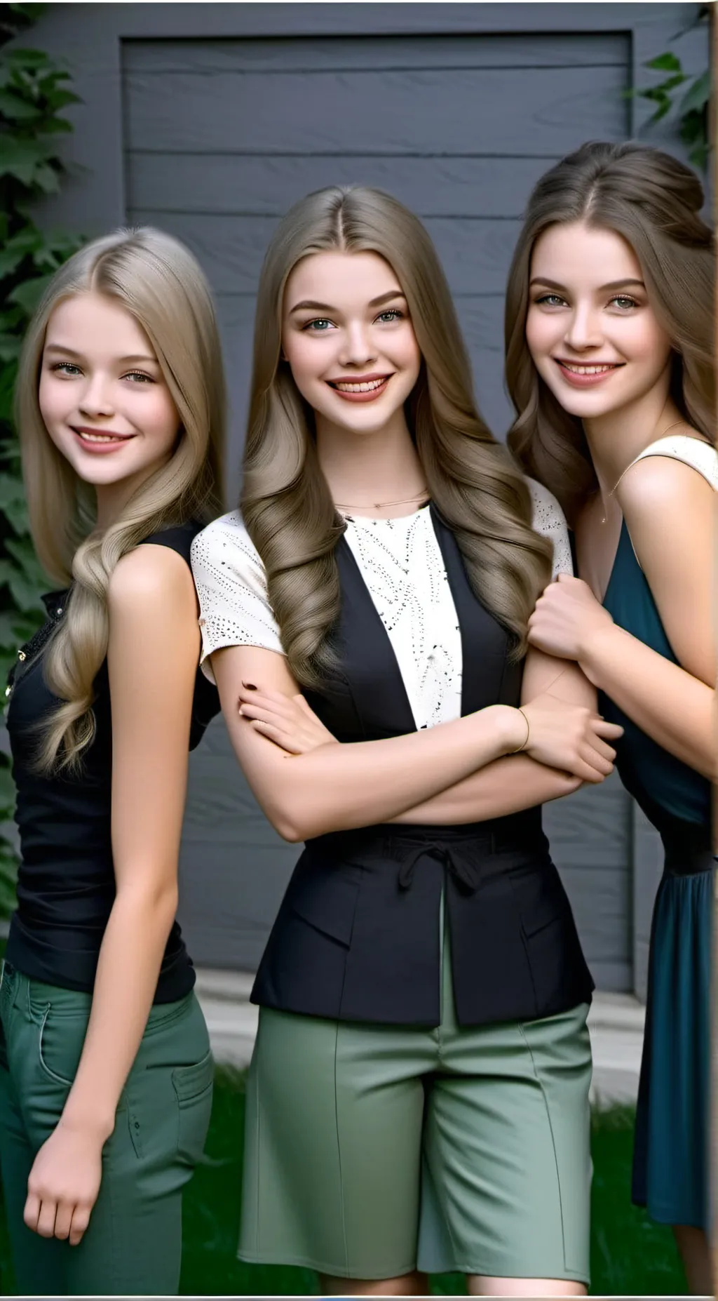 ai character: Kaye, Tia and Pia background