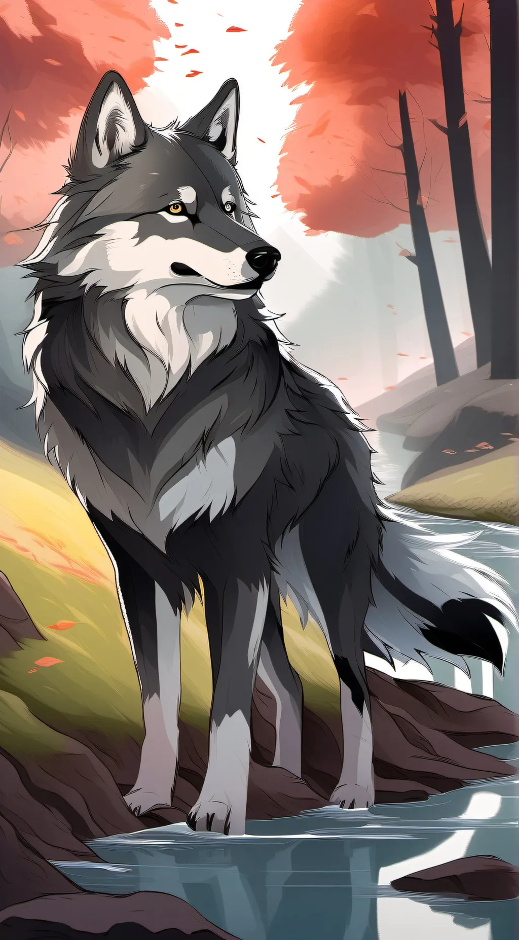 ai character: grayling background