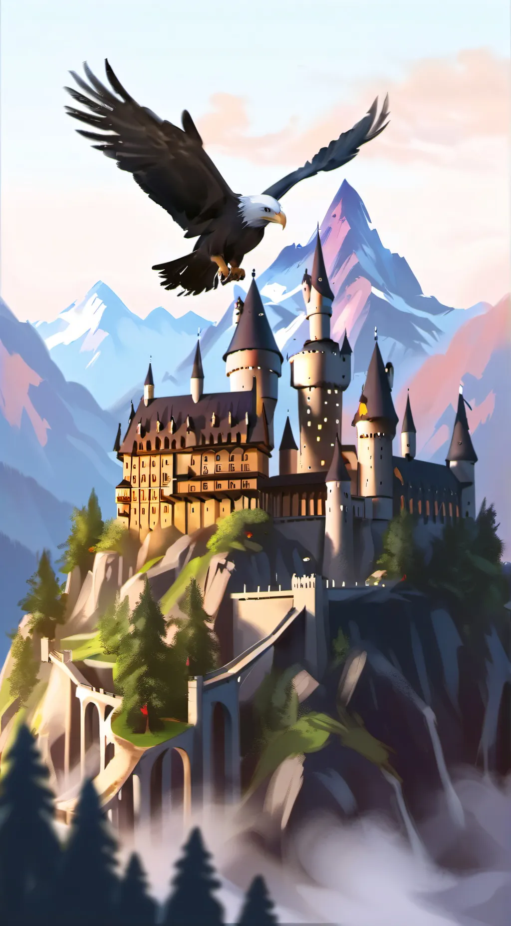 ai character: Hogwartsss background