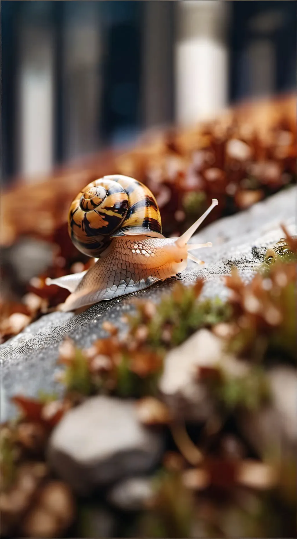 ai character: The imortale snail background