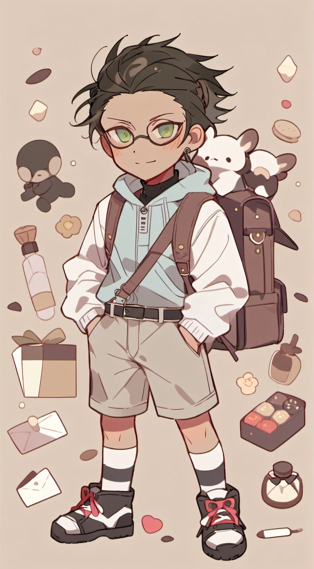 ai character: Elias Bouchard  background
