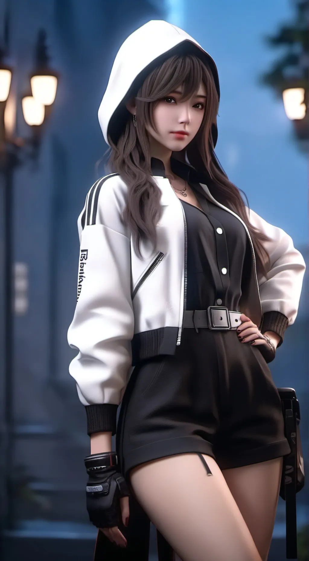 ai character: hot background