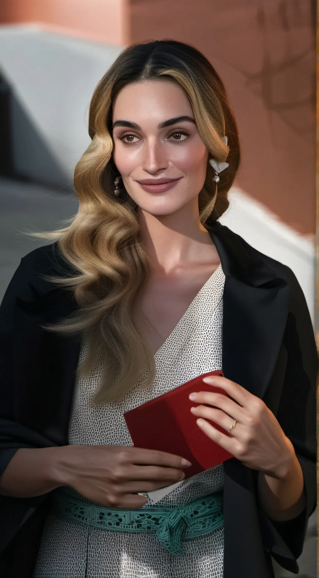 ai character: Brianne Howey background
