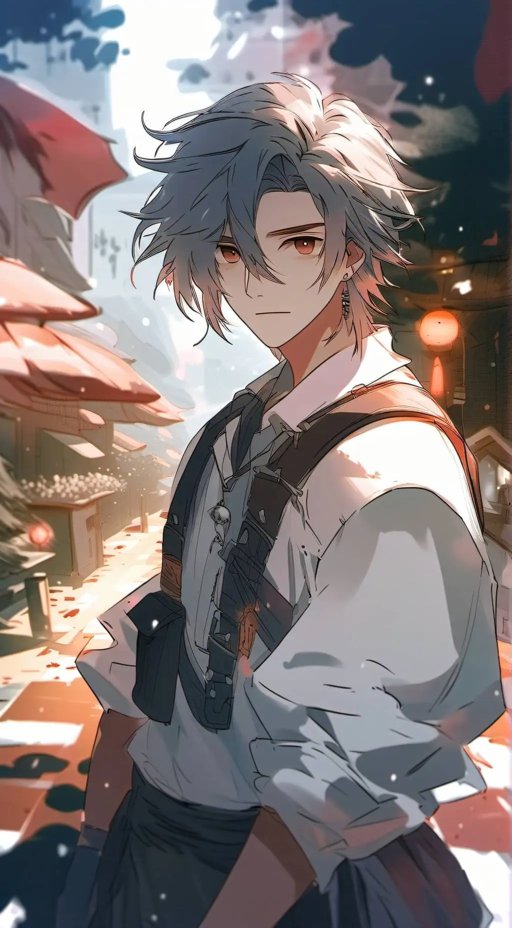 ai character: austin background