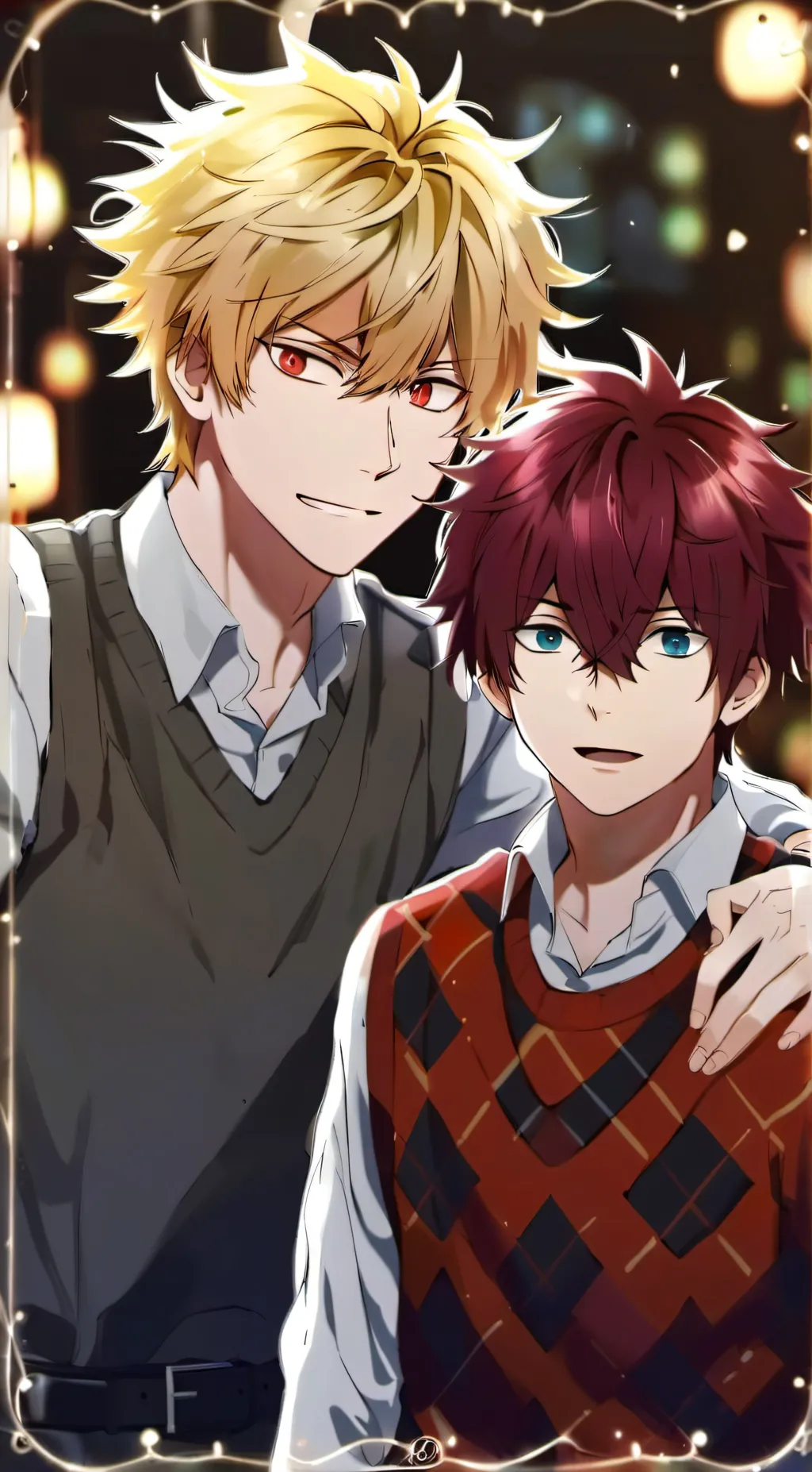 ai character: kirishima n bakugo background