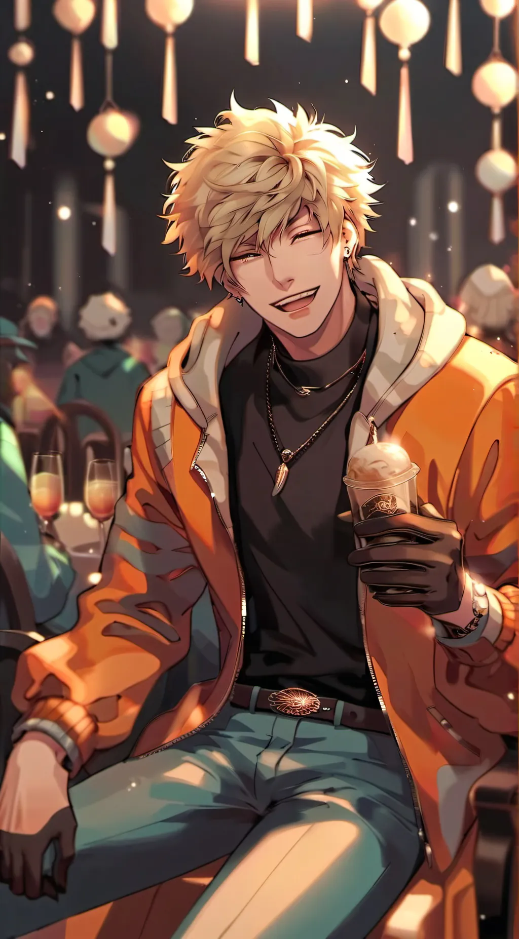 ai character: 🌸Katsuki Bakugou🌸 background