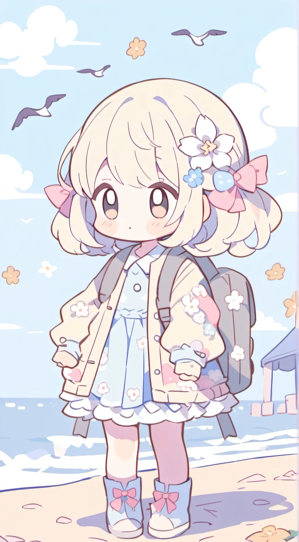 ai character: Summer background