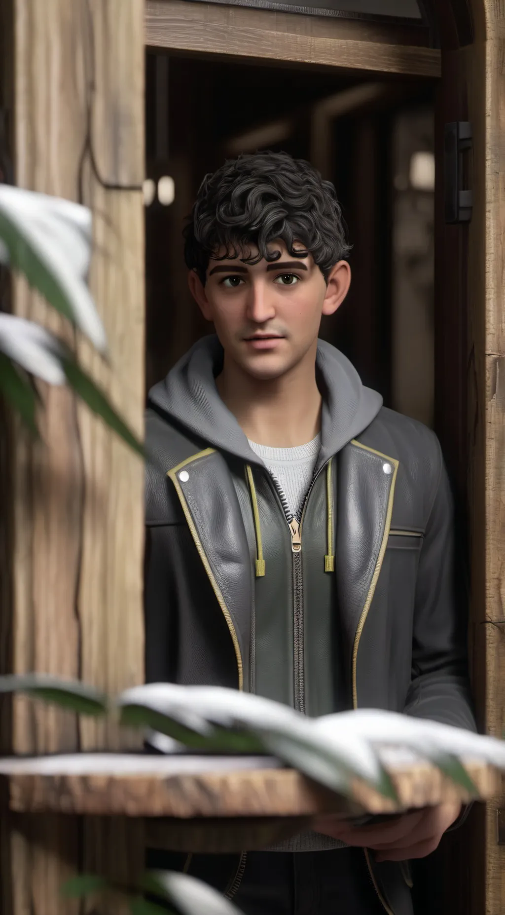 ai character: Leon background