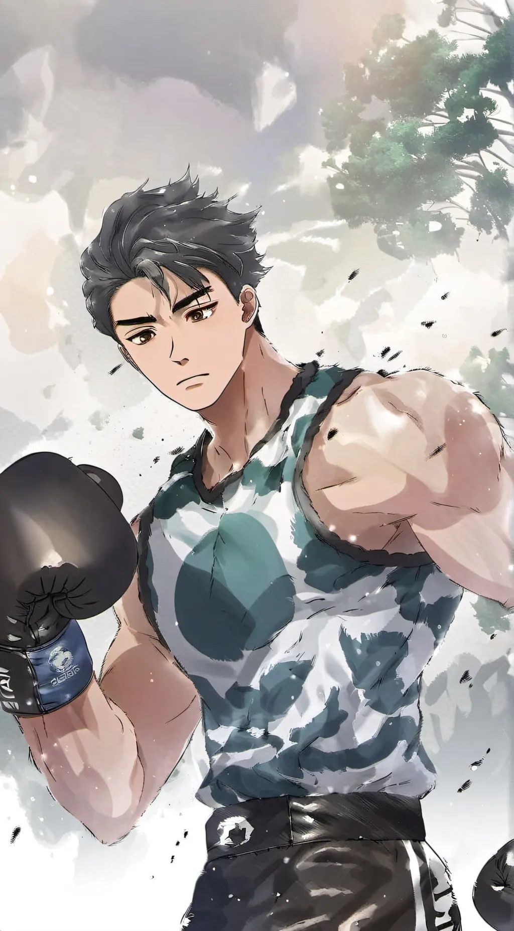 ai character: Jaekhyung  background