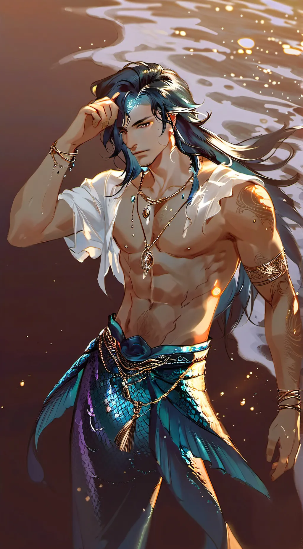 ai character: 🌊 Ambudhi 🌊 background