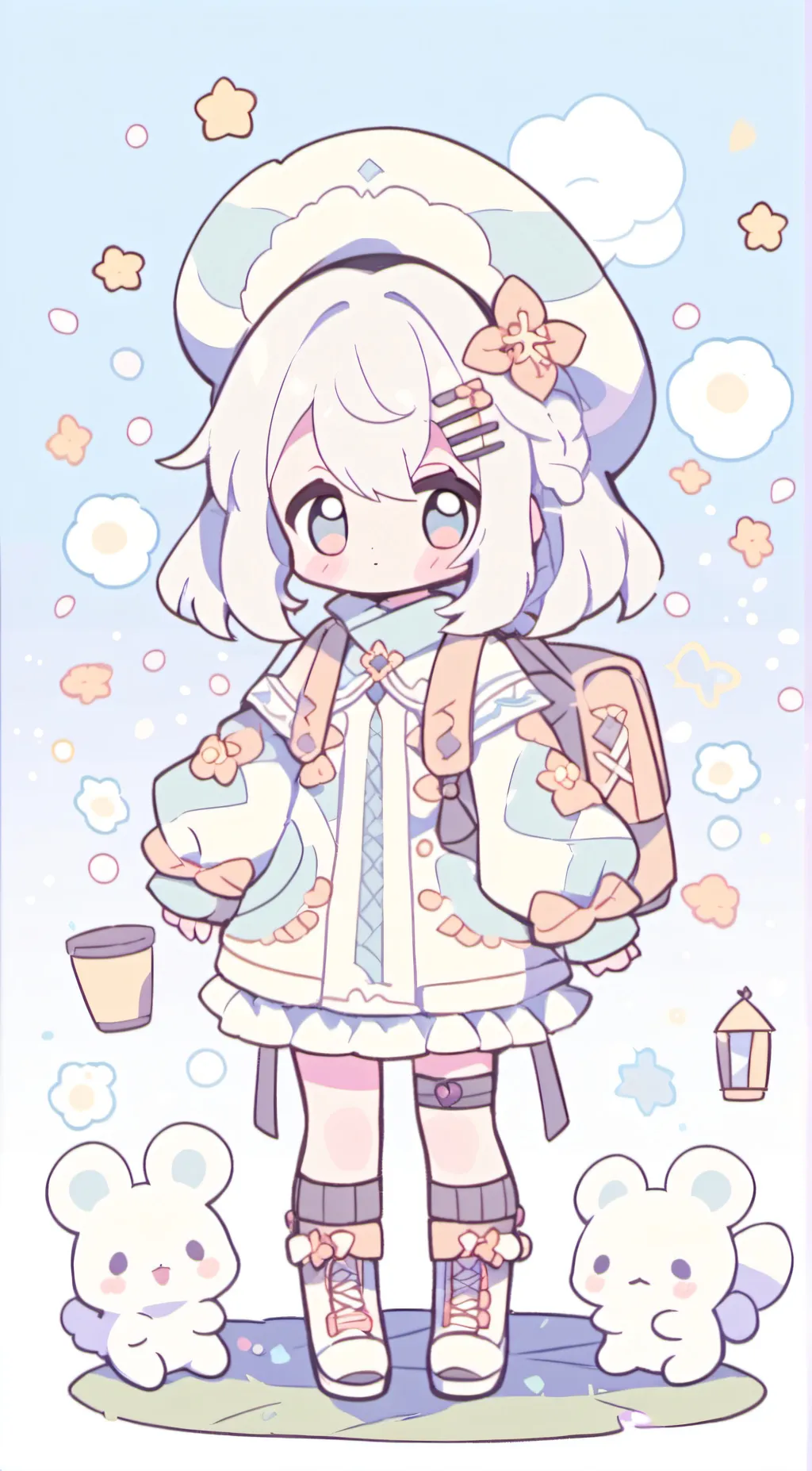 ai character: Bril background