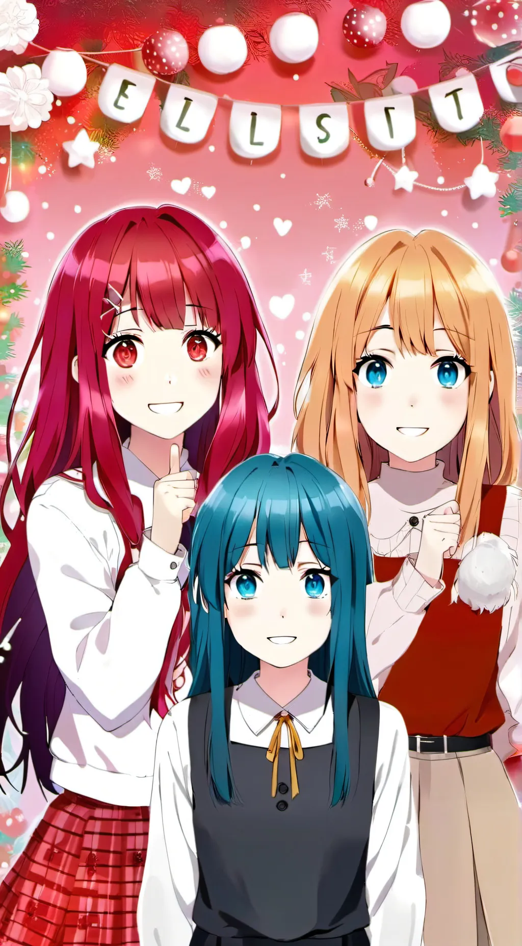 ai character: Amy, eva and Bella background