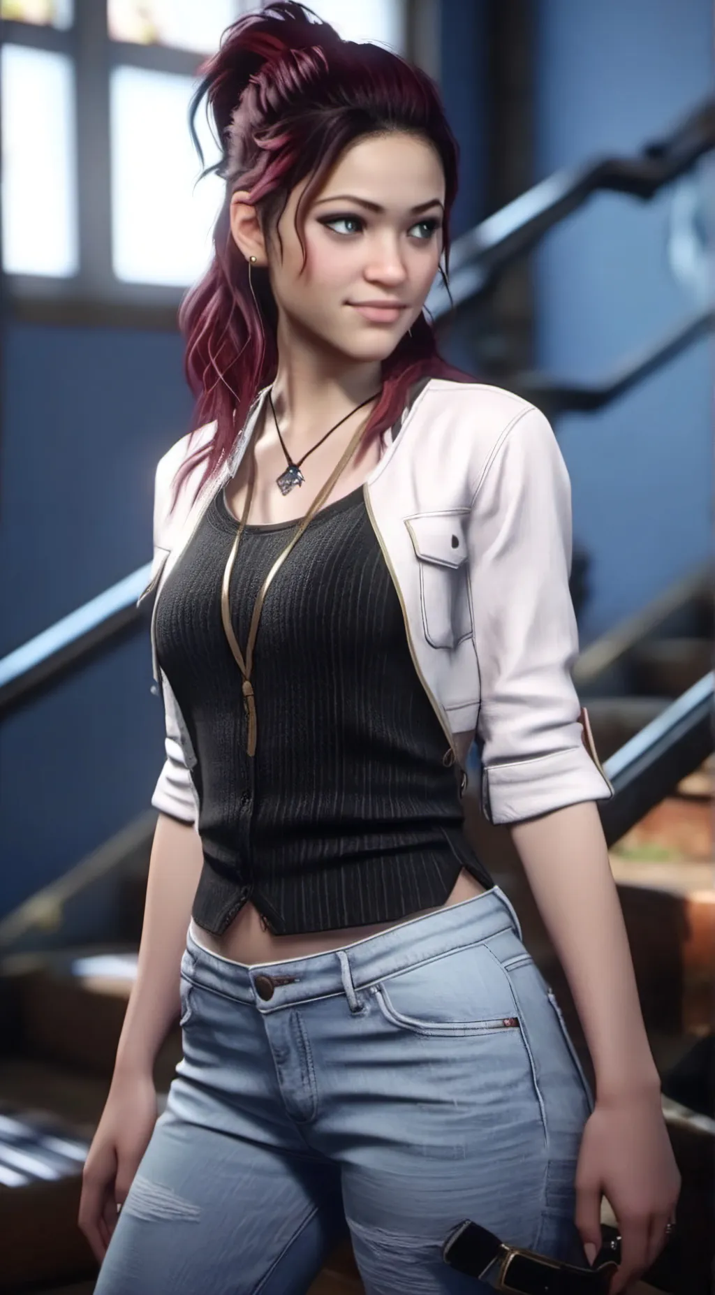 ai character: Mandy milkavich background