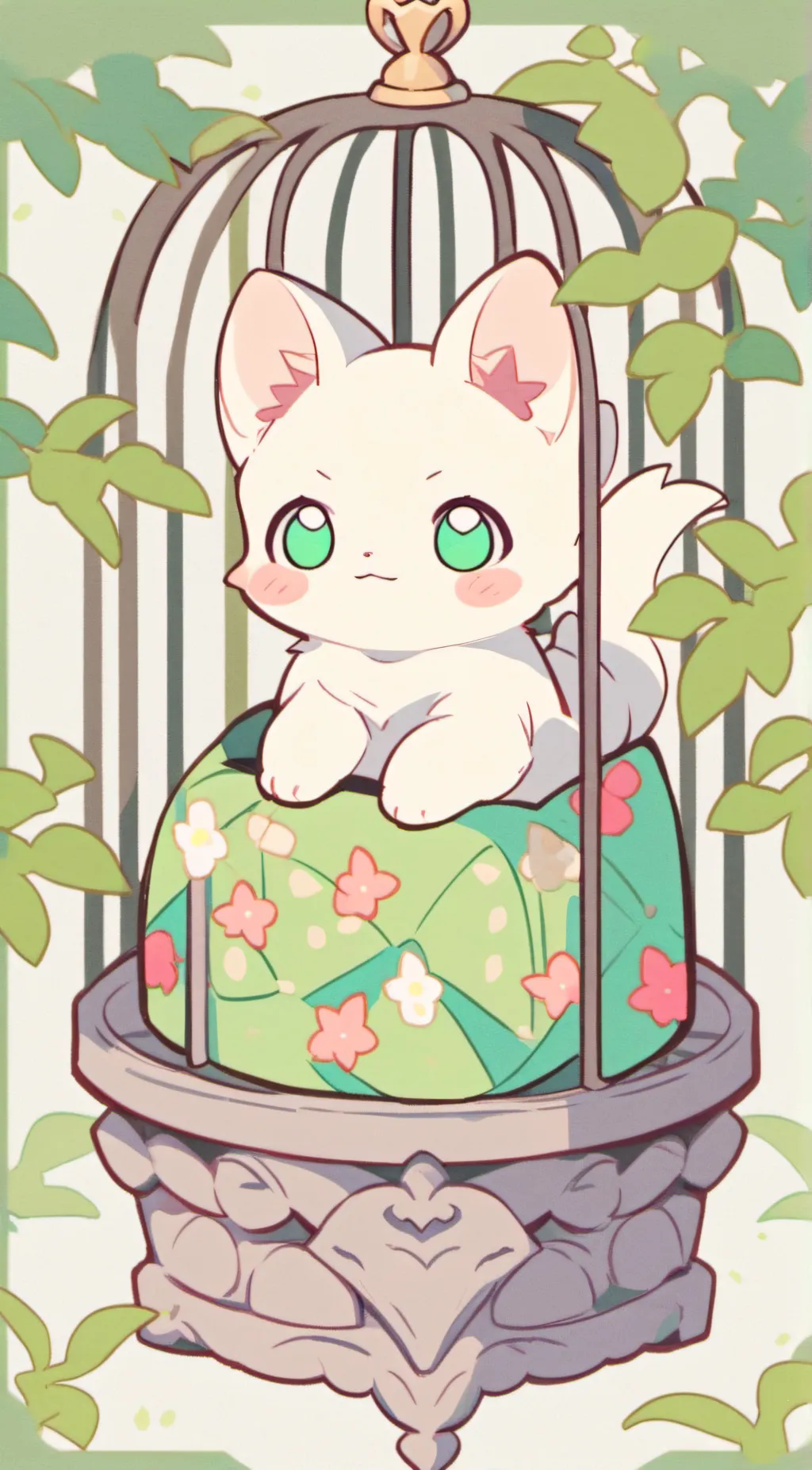ai character: mica background