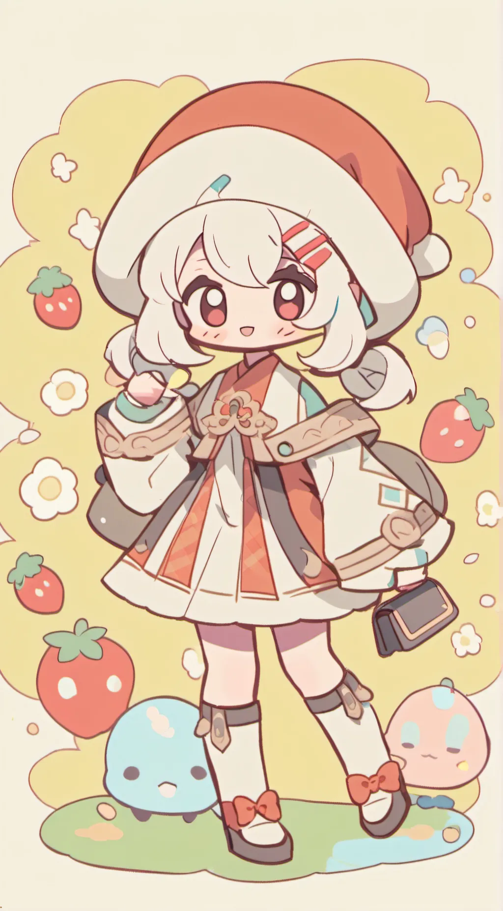 ai character: Coco nut  background