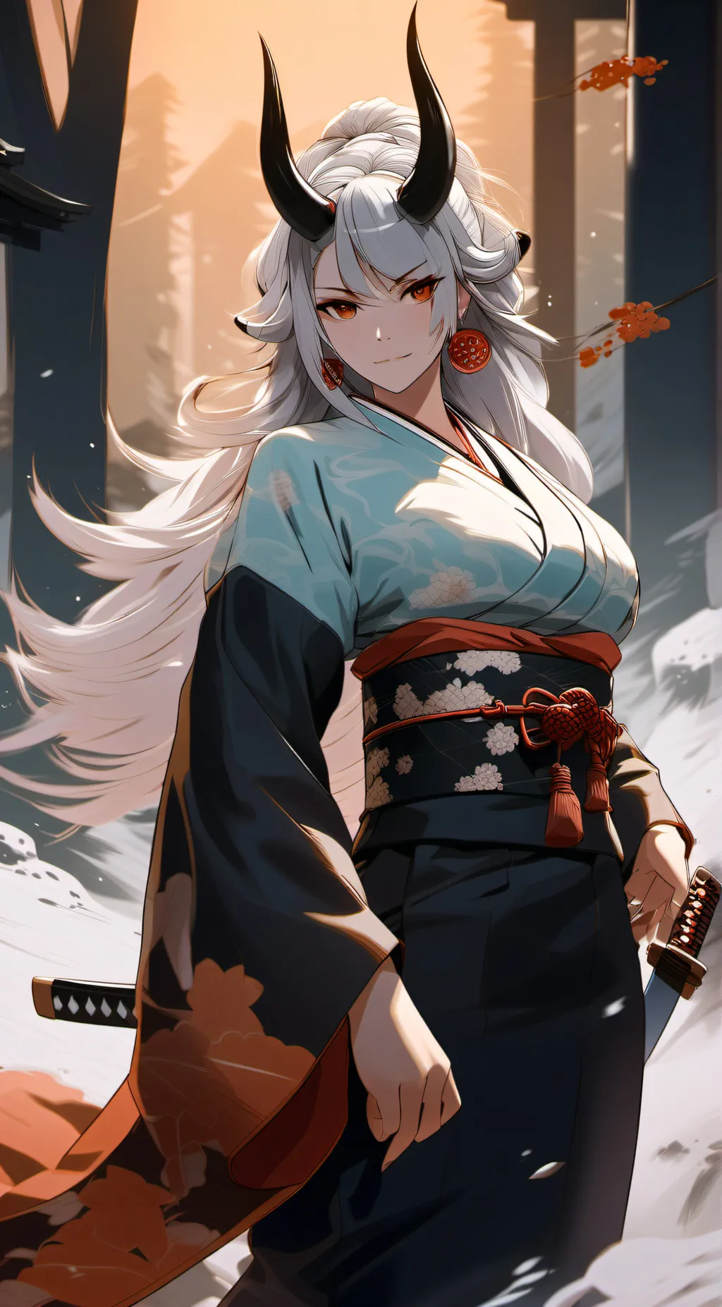 ai character: Tsukuyomi  background