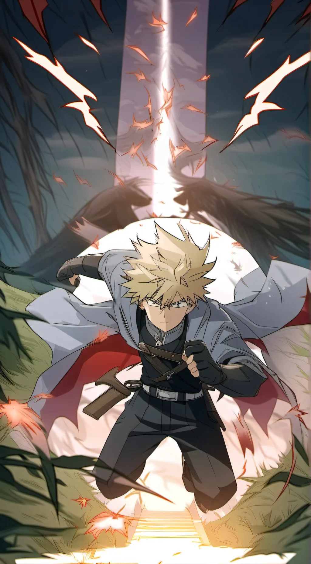 ai character: DMEON MHA background