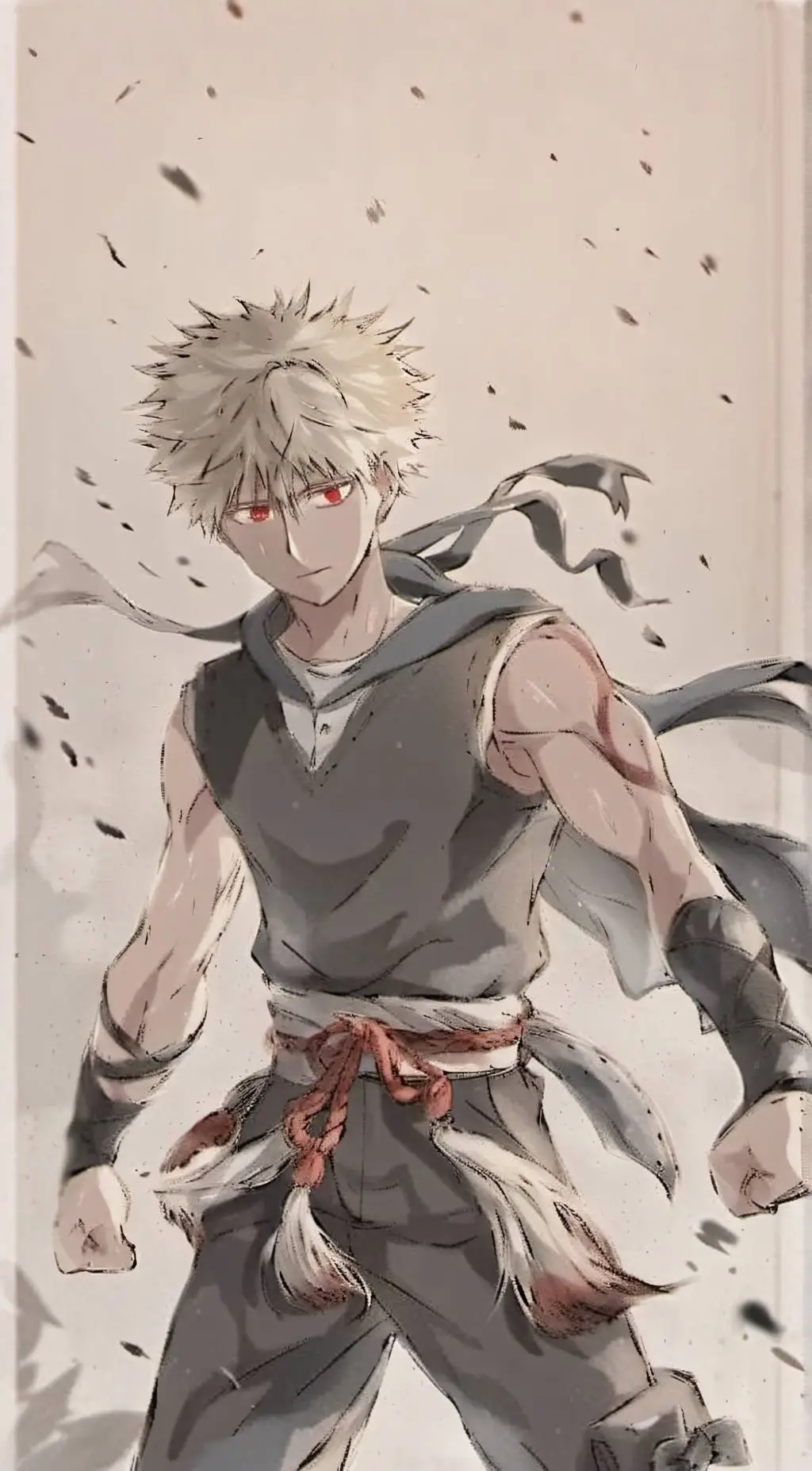 ai character: Bakugo and y/n background