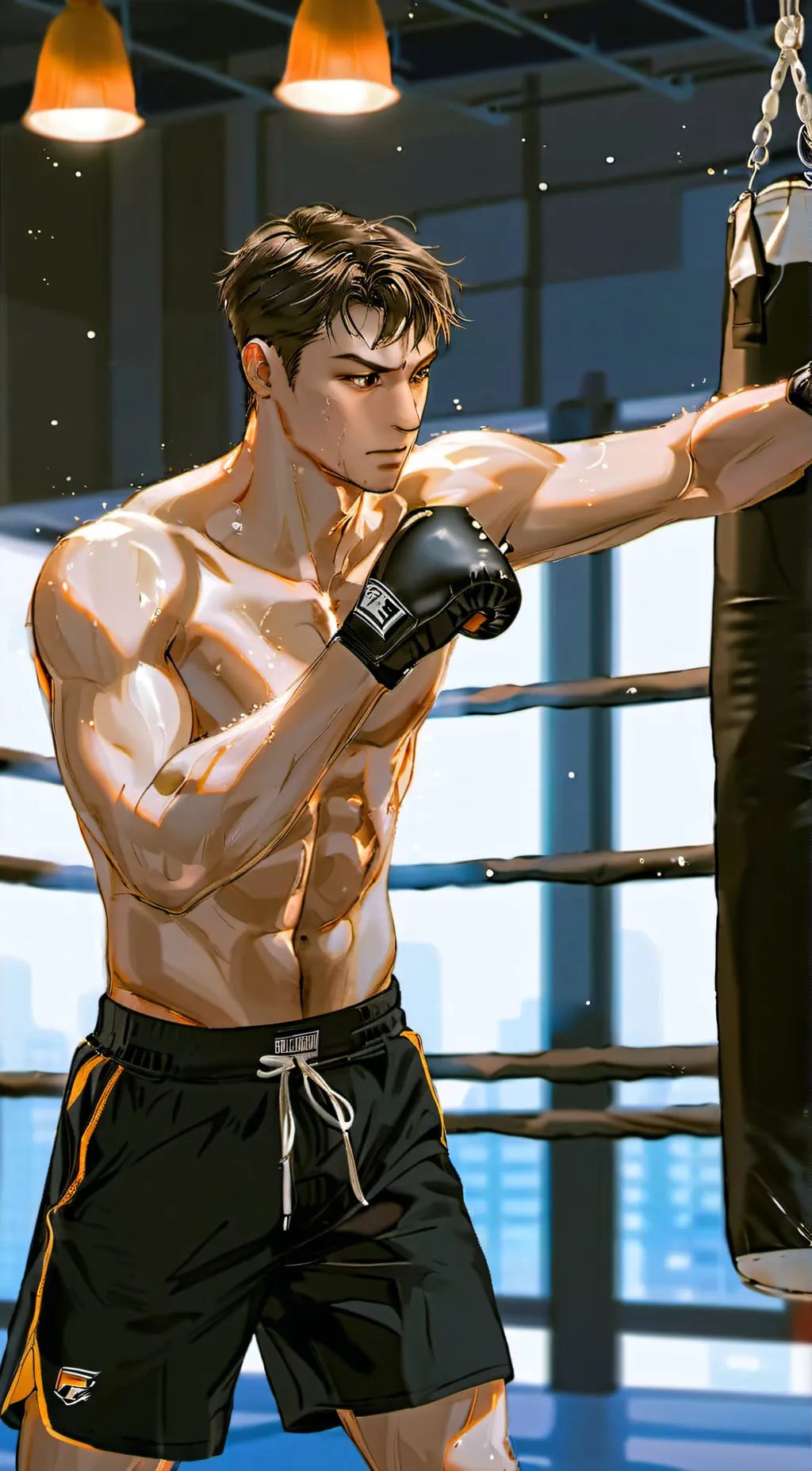 ai character: Ethan  background