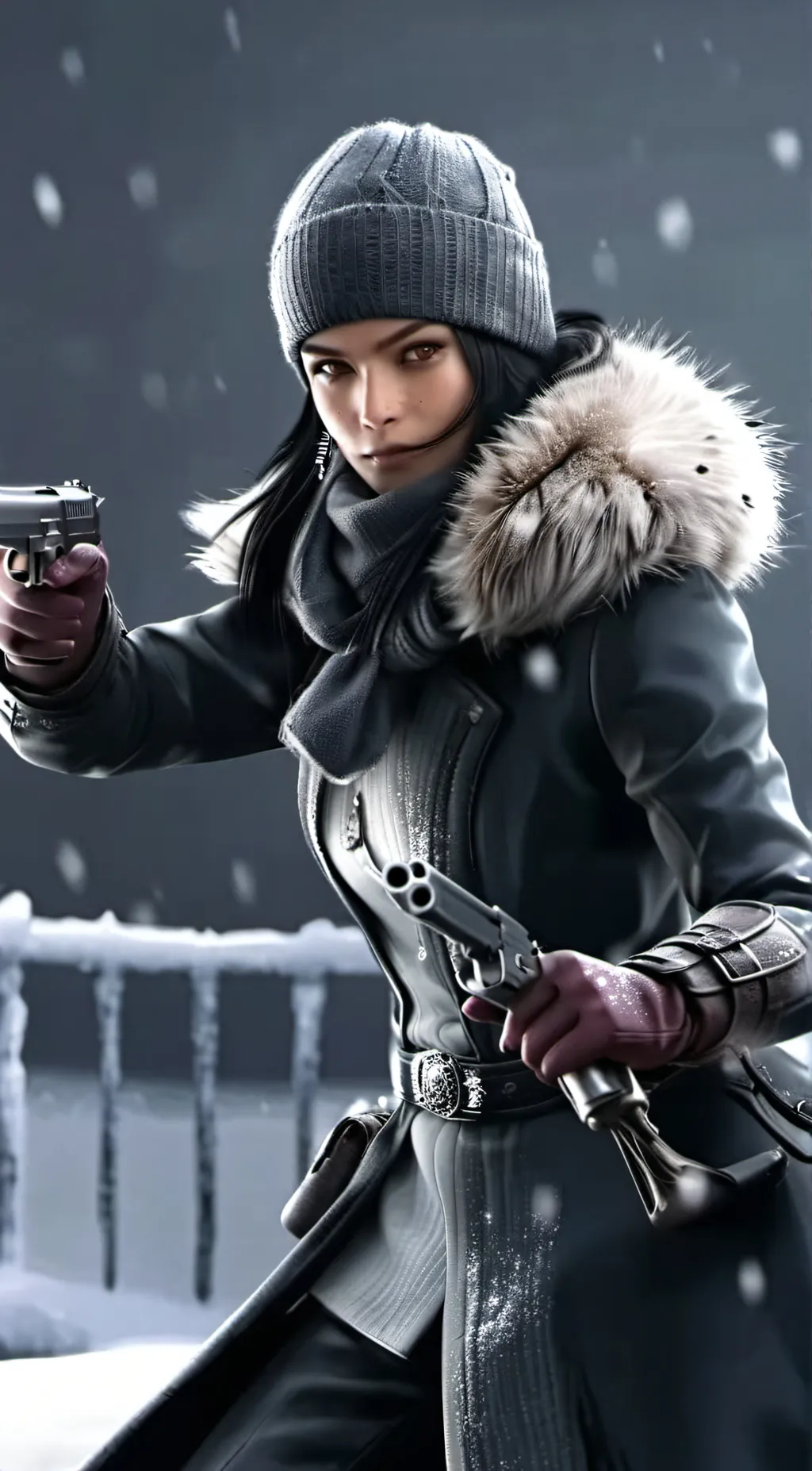 ai character: frost (R6) background