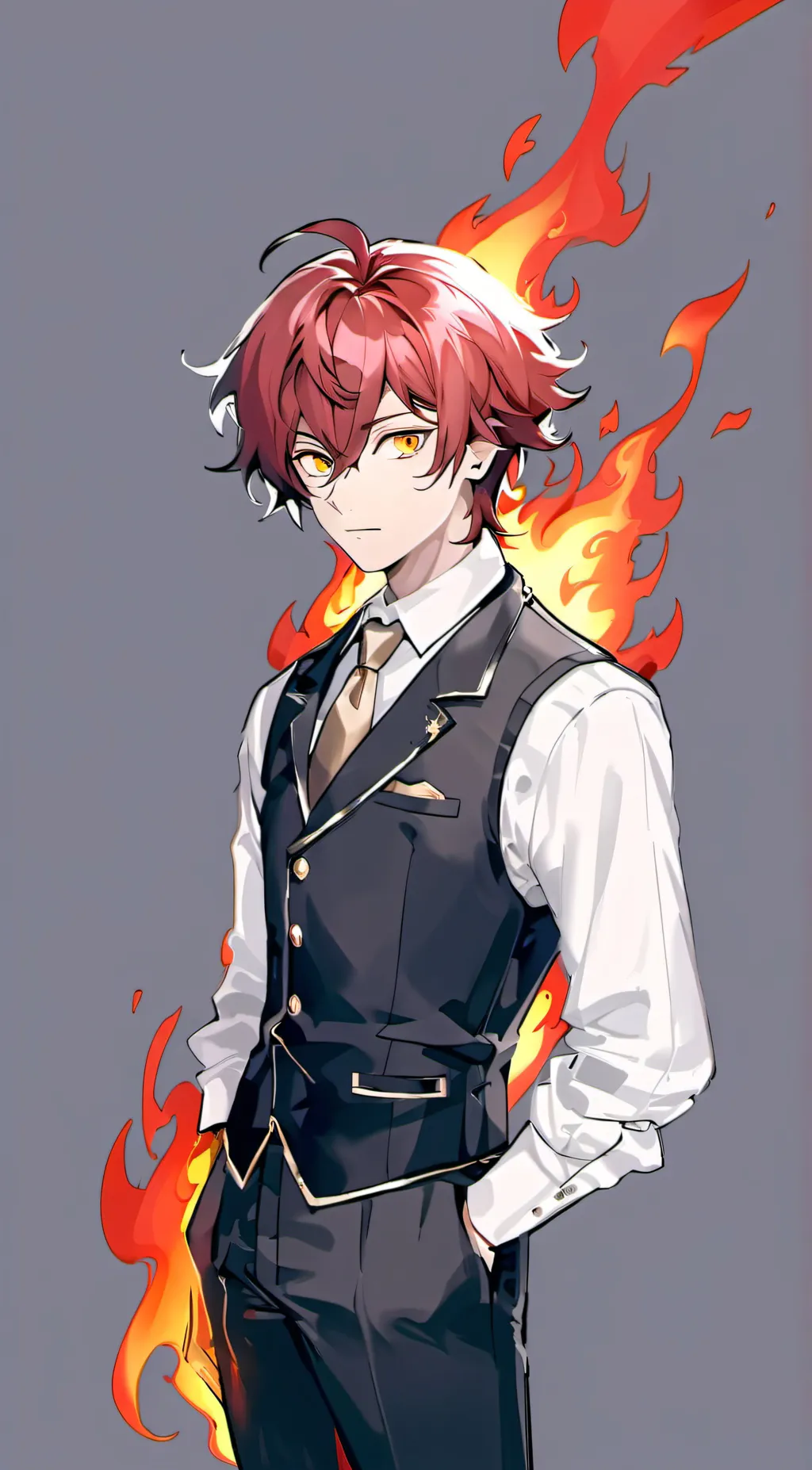 ai character: 🔥 Fire 🔥 background