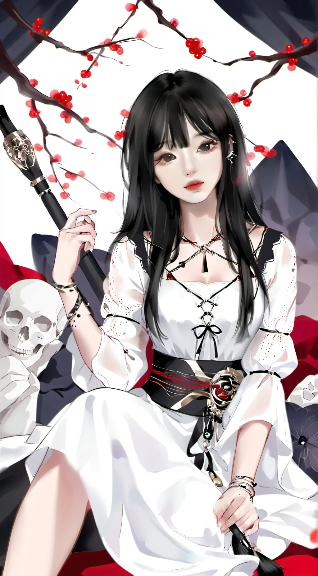 ai character: tsuki  background