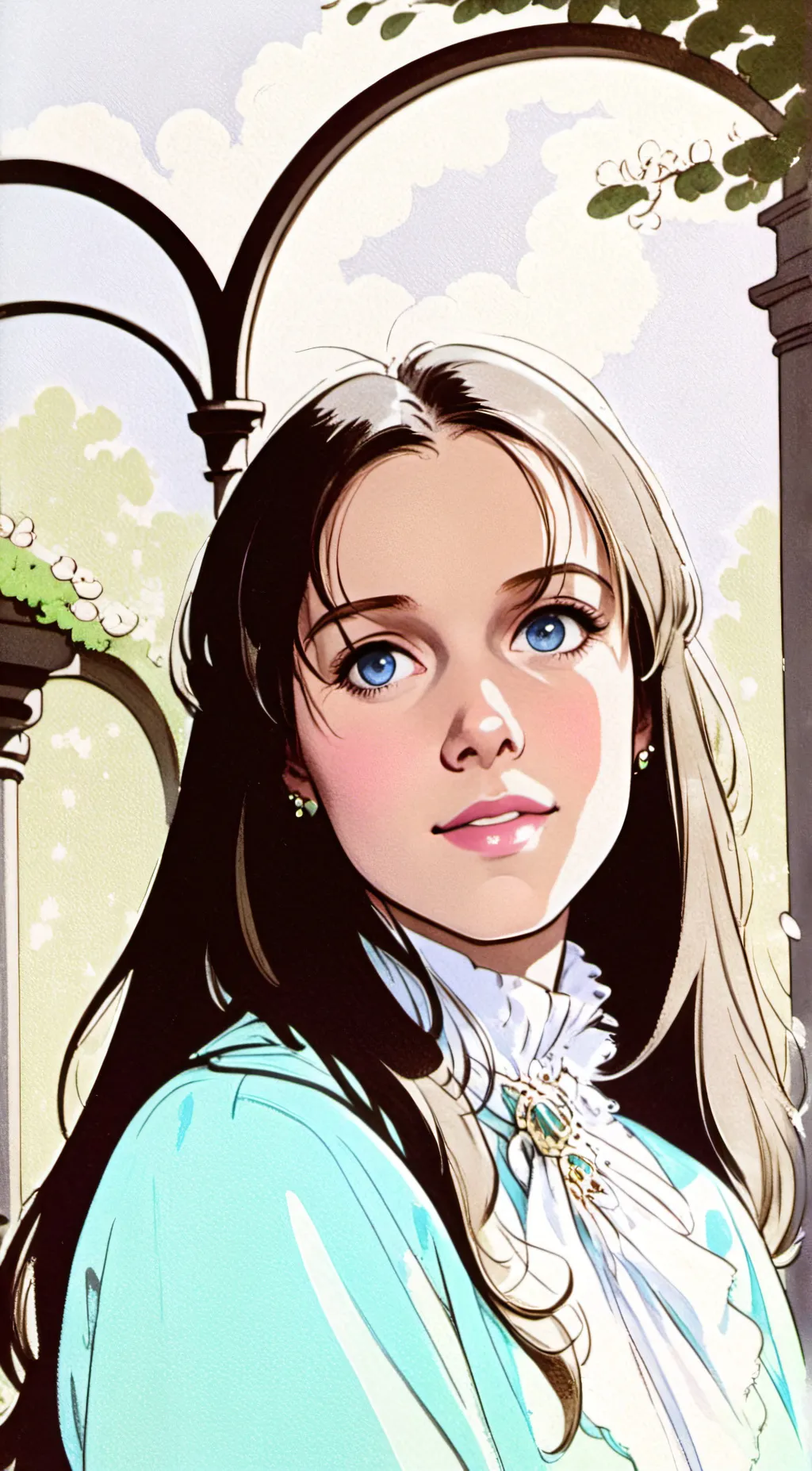 ai character: Ariana background