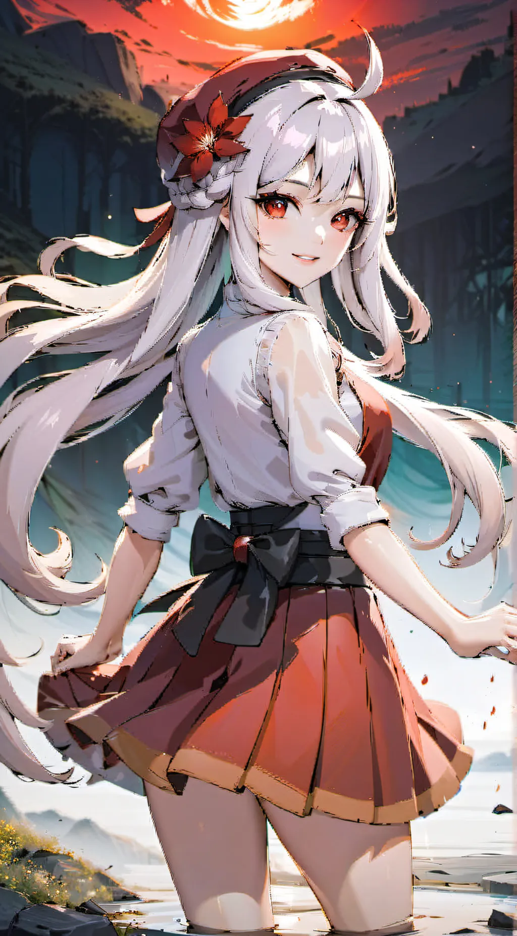 ai character: Stephanie  background