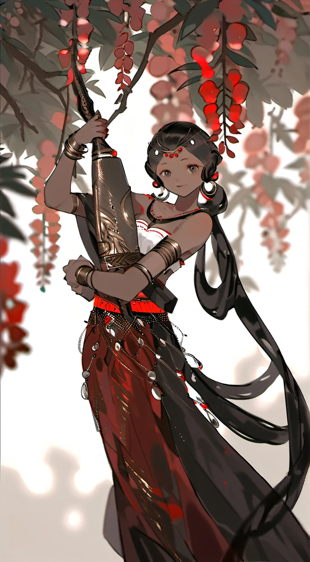 ai character: Kala, Shika background