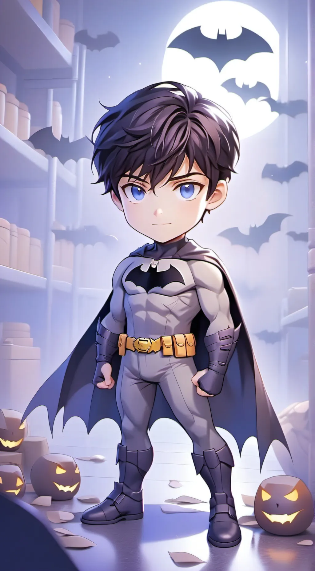 ai character: Try again Batman  background