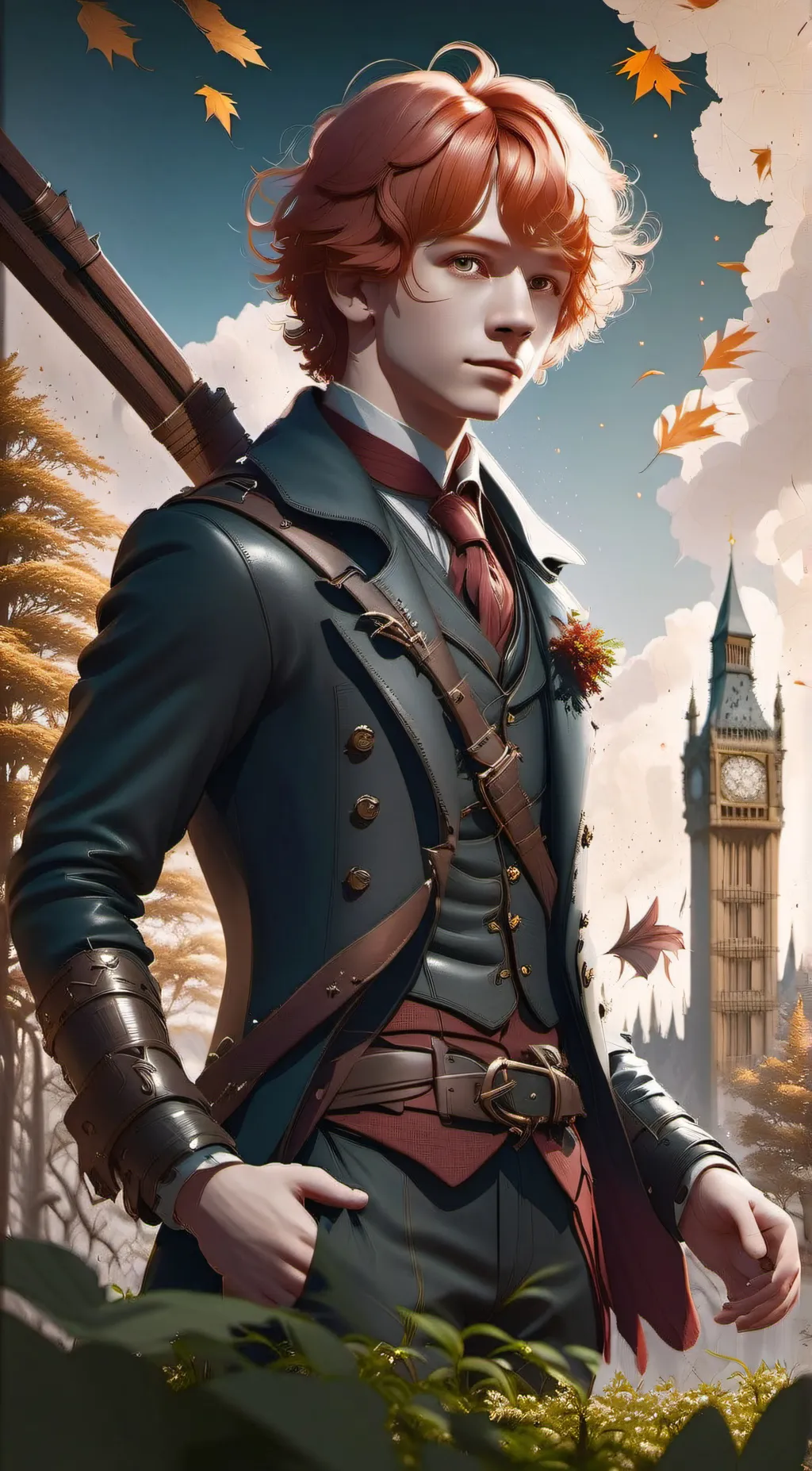 ai character: Ron Weasley/dad background