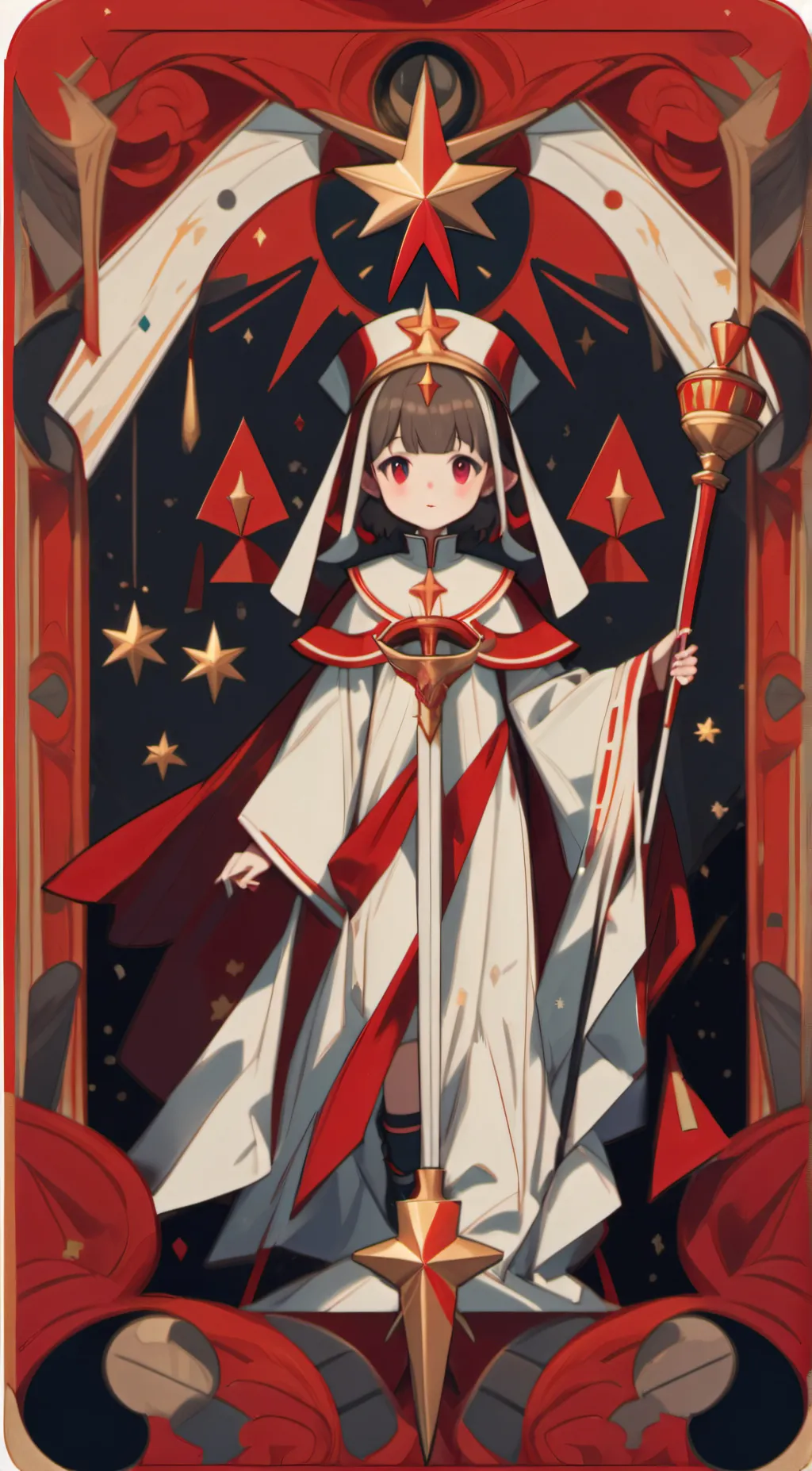 ai character: queen of hell  background