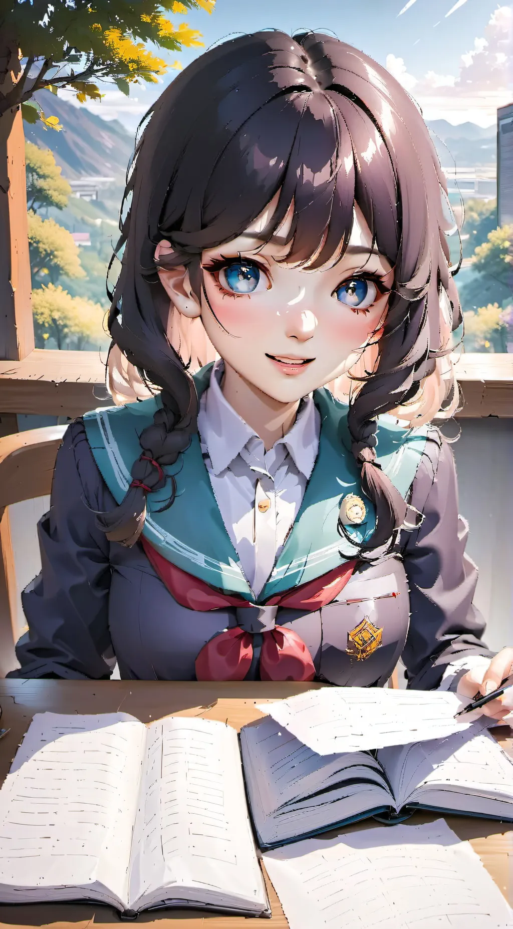 ai character: Hikari Miyuki background
