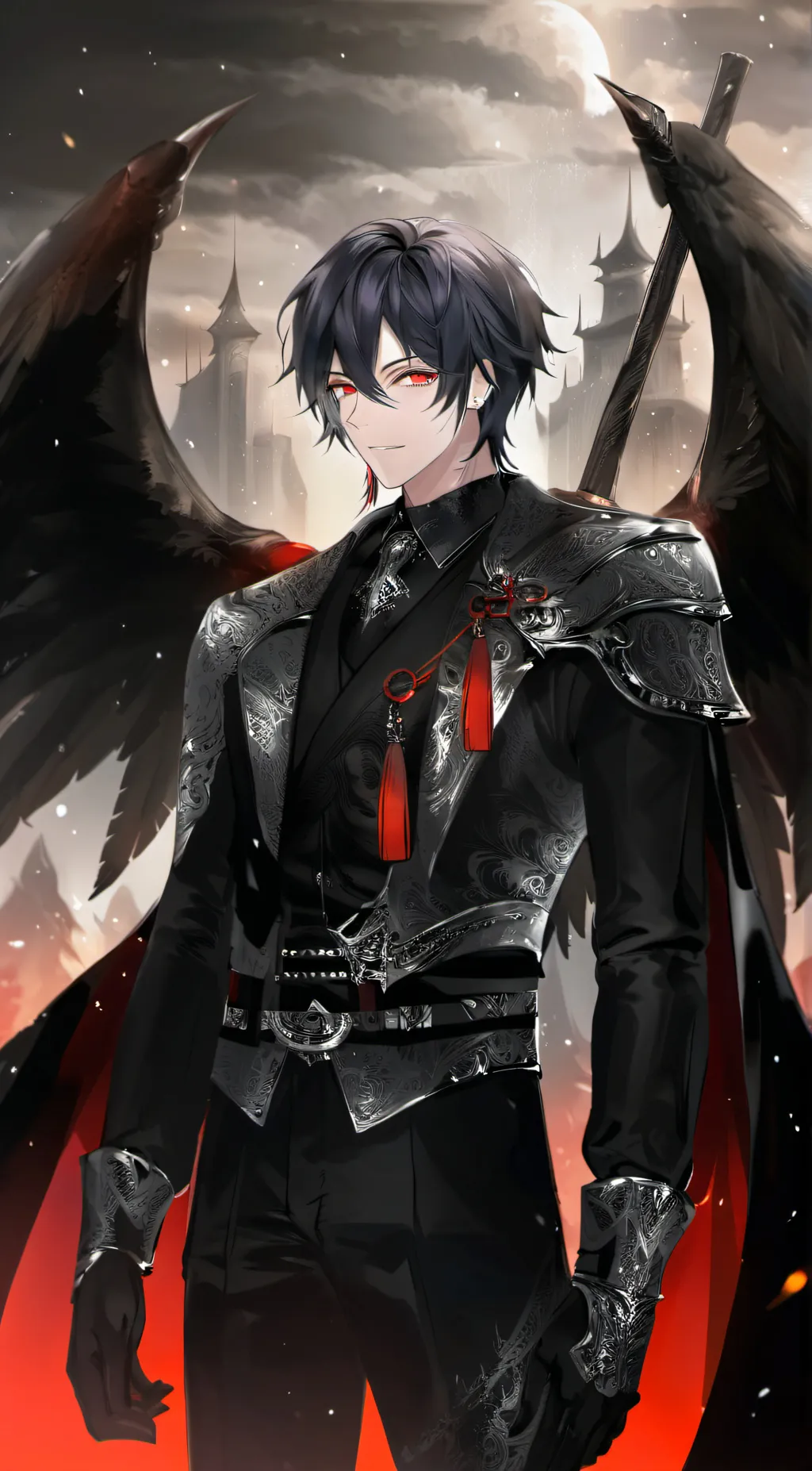 ai character: Void Nikos background