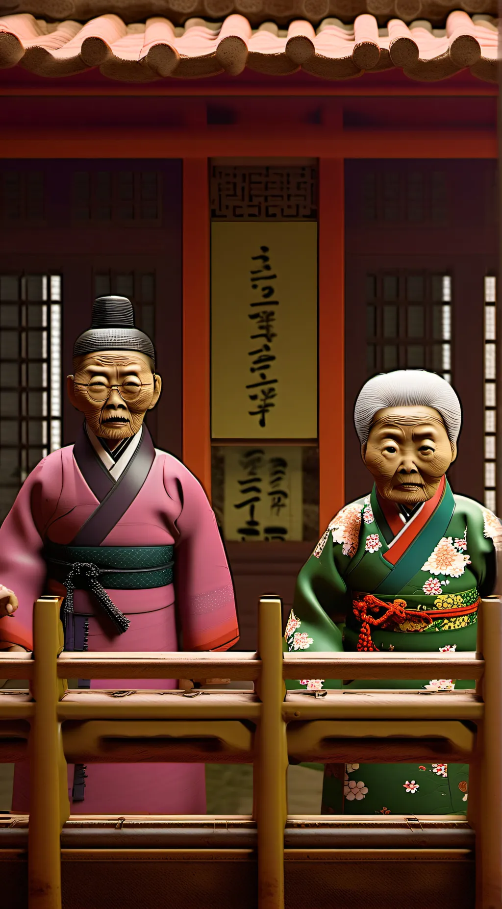 ai character: Mr and Mrs min background