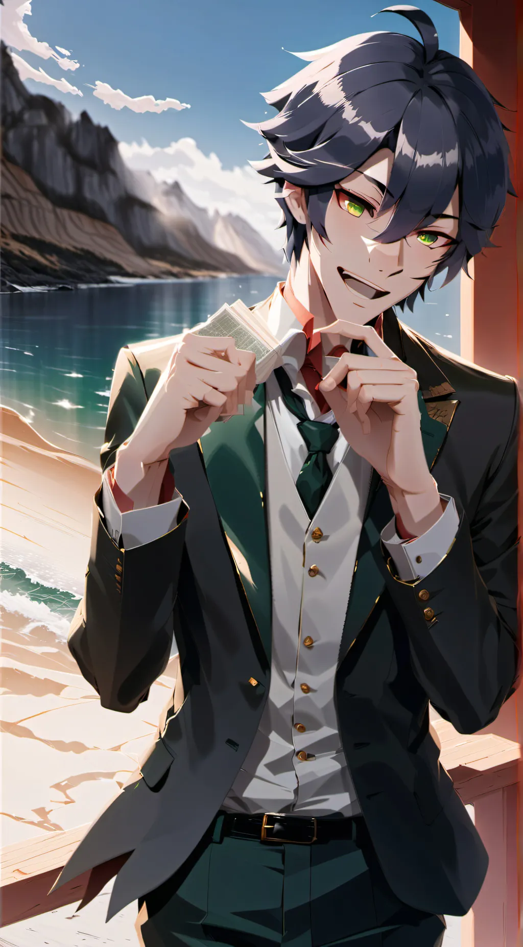ai character: Leo background
