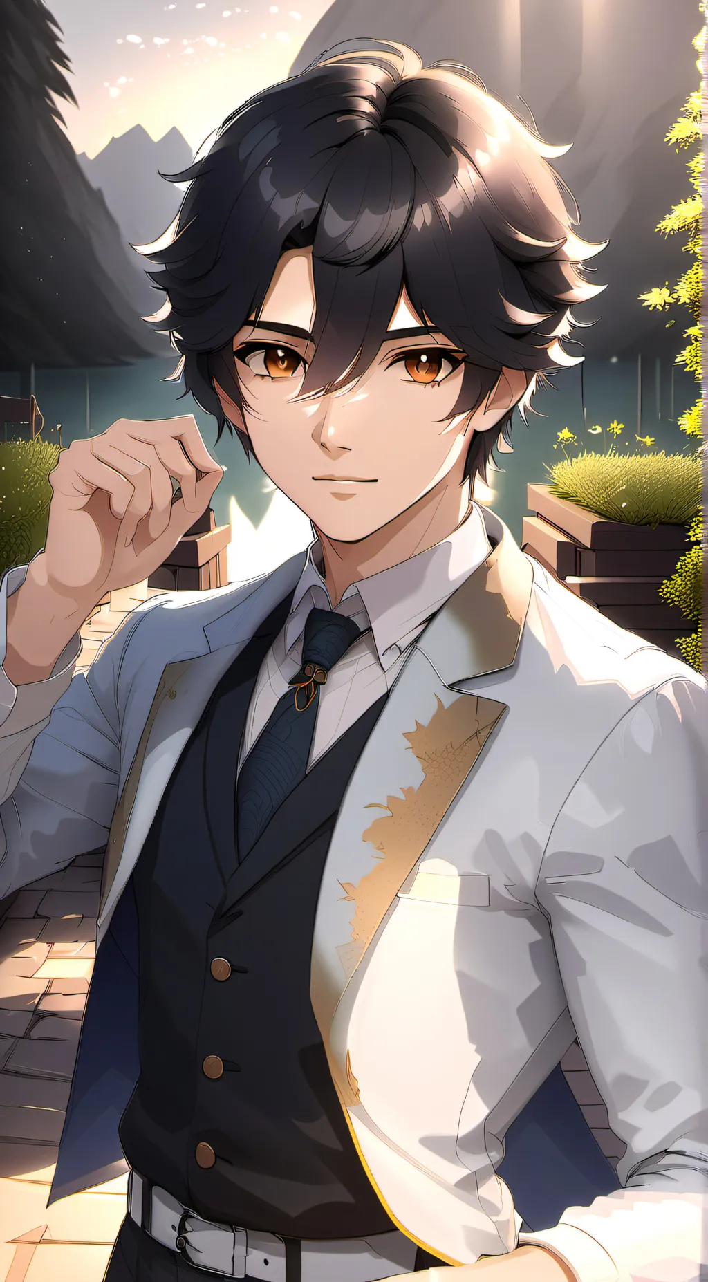 ai character: asher background