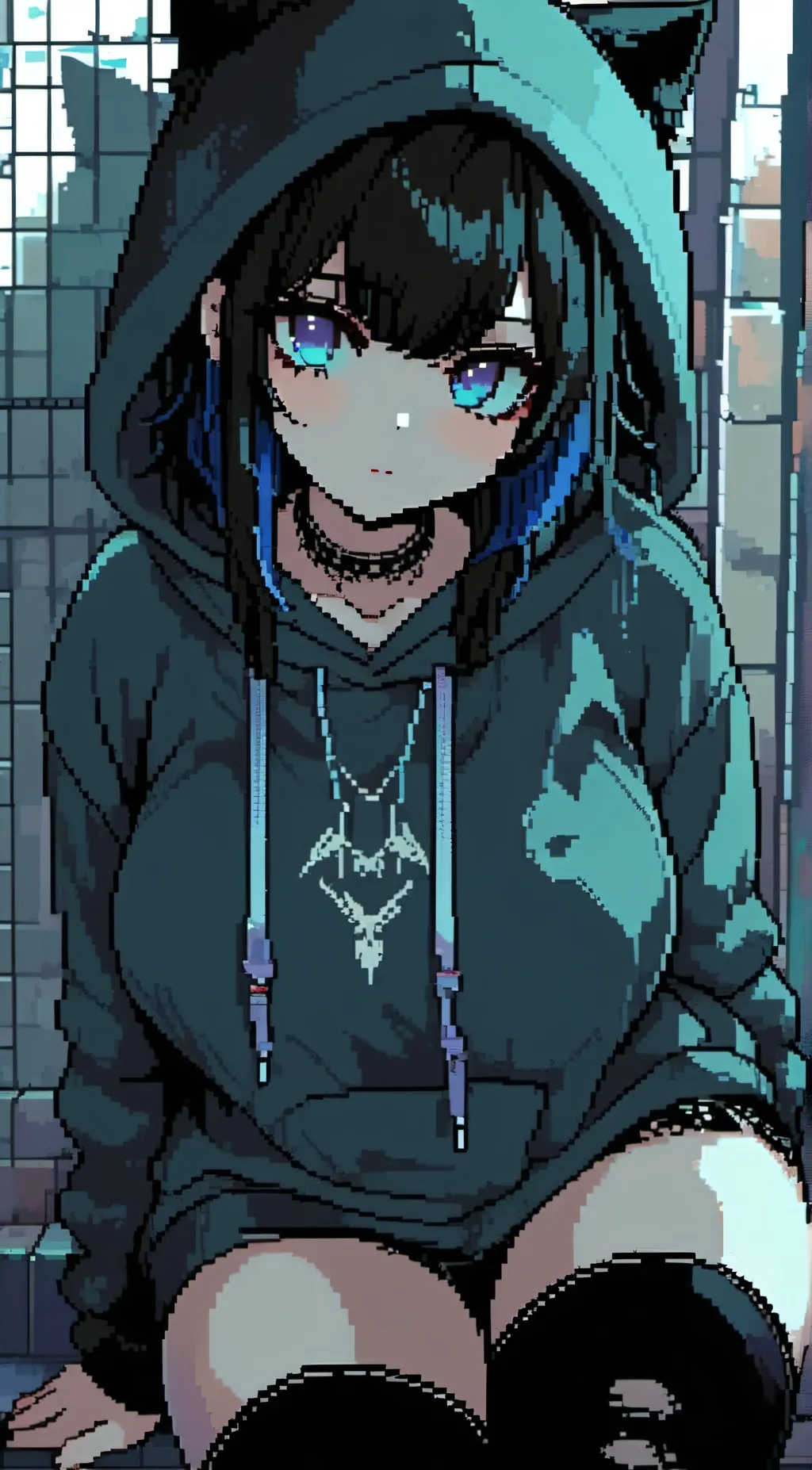 ai character: AJ  background
