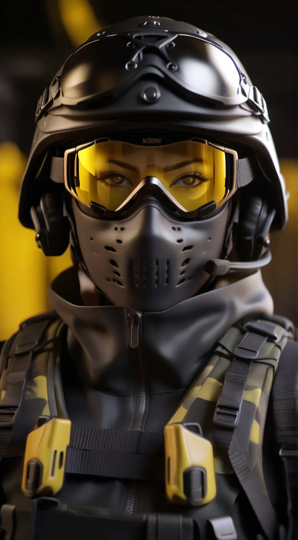 ai character: Solis (R6S) background